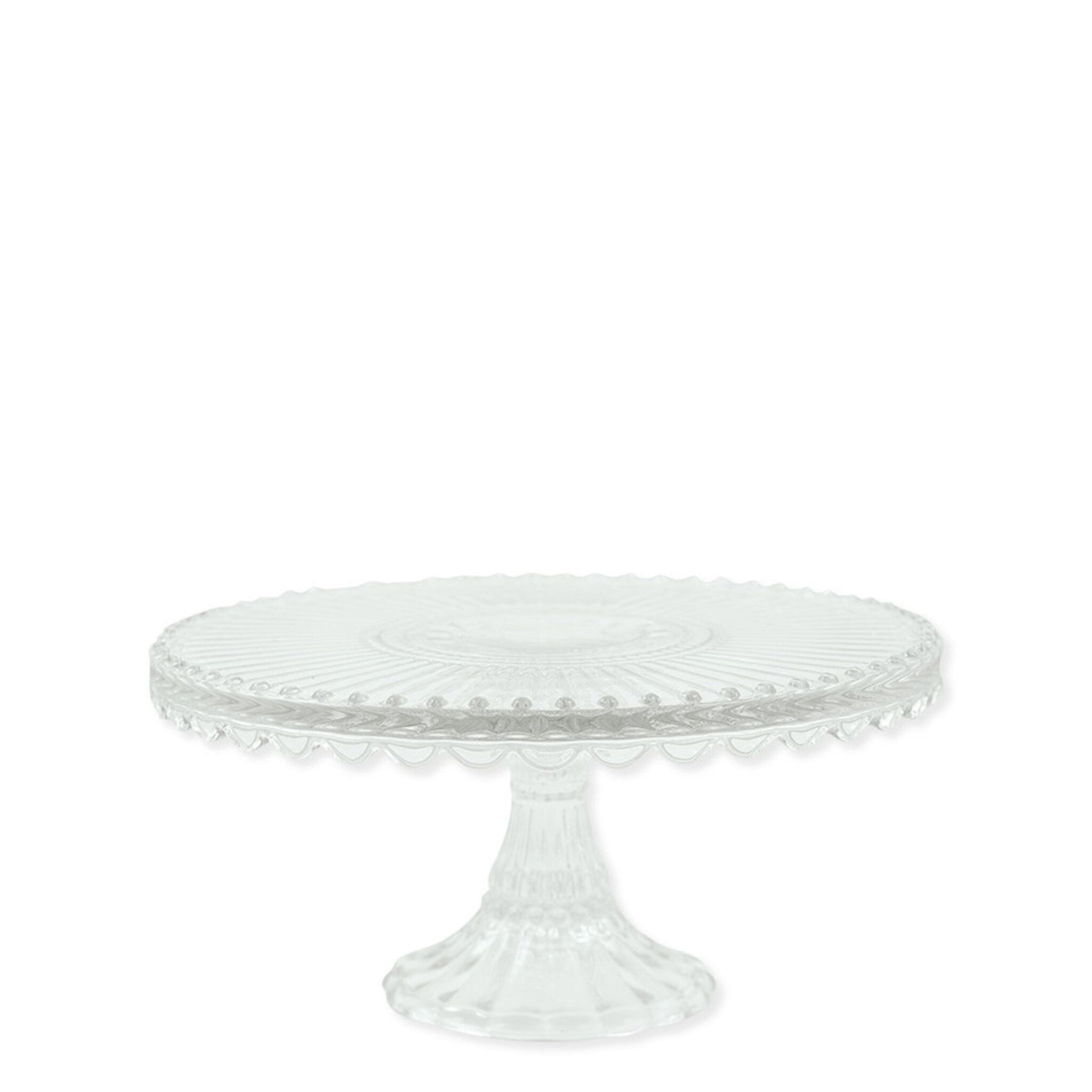 Greengate Tortenplatte Kuchenplatte Glas Alice, Glas