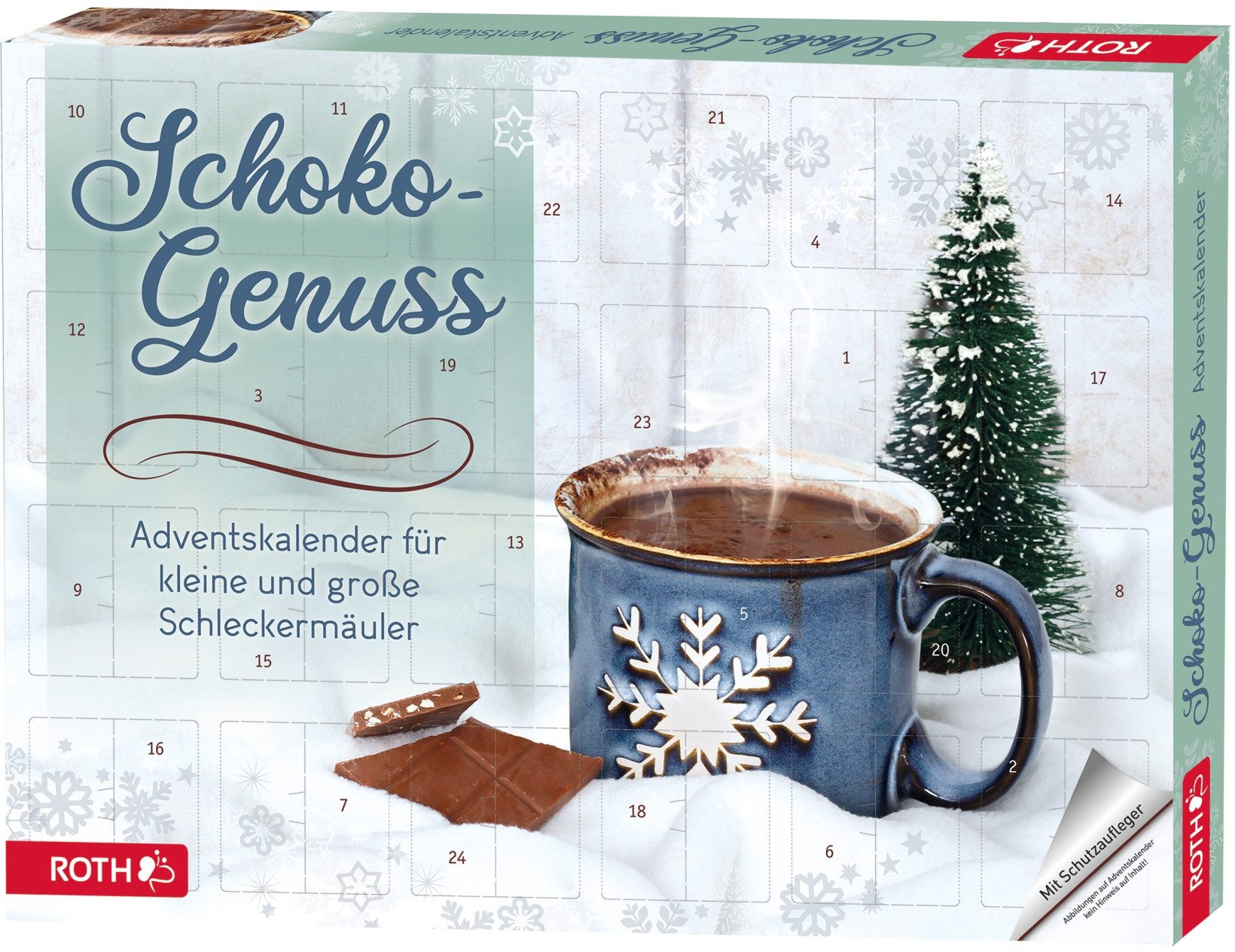 Roth Ideen ewige Kalender Adventskalender 'Schokogenuss-Adventskalender'
