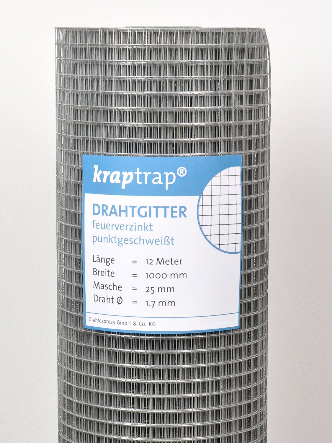 Kraptrap® Voliere Volierendraht Drahtgitter I Käfigdraht