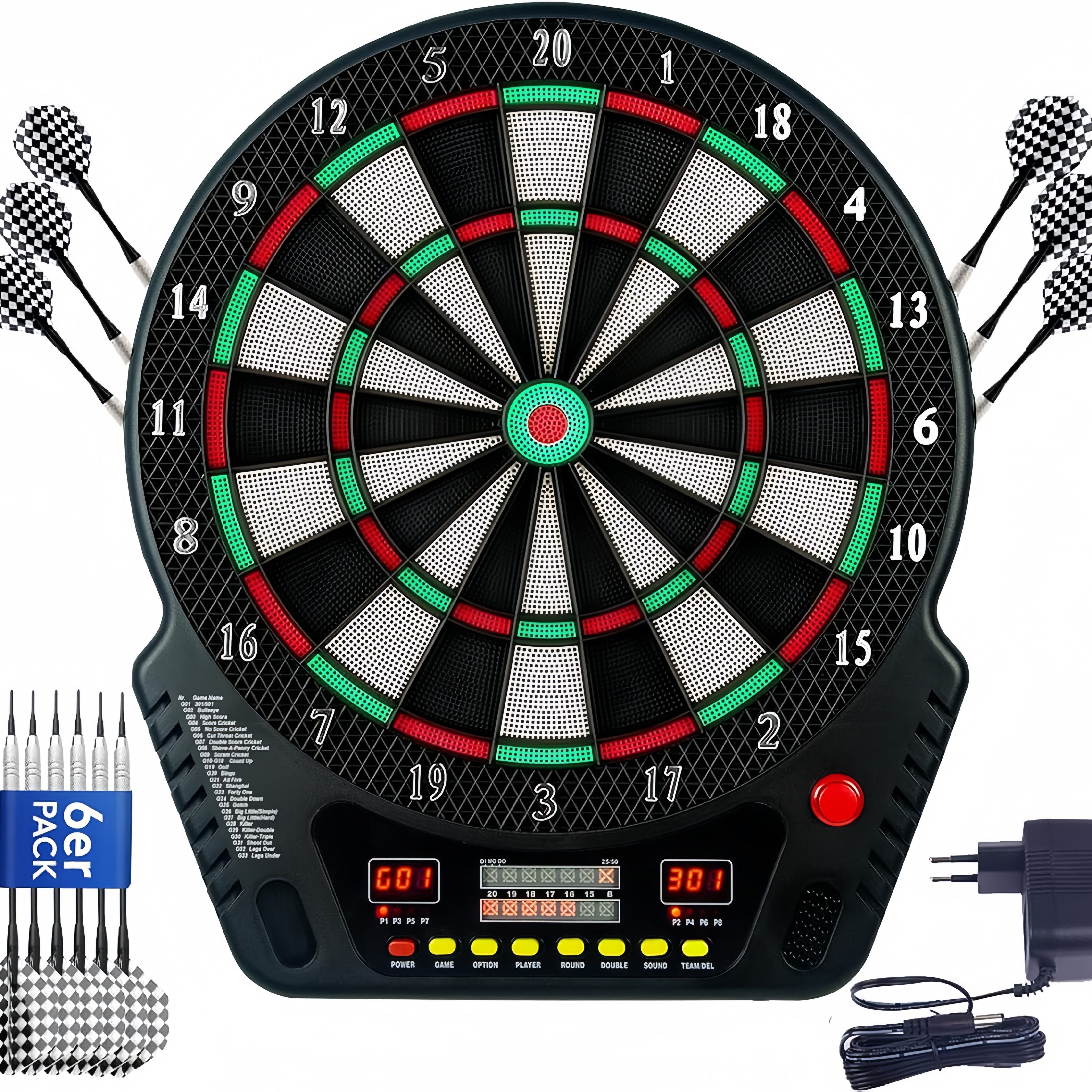 Tooluck Dartscheibe Elektronisch Dartboards Dartautomat mit