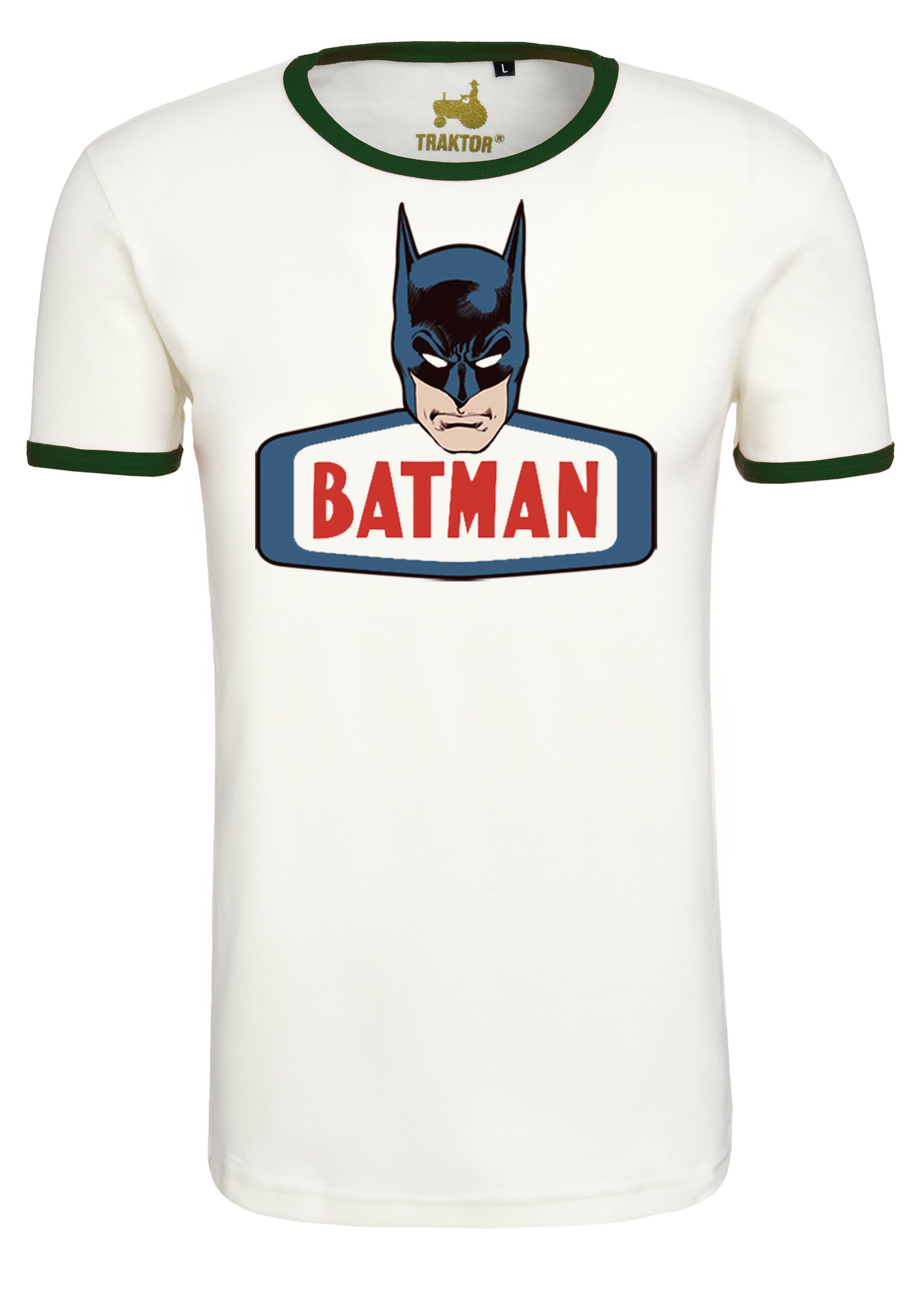 LOGOSHIRT T-Shirt Batman Face mit trendigem