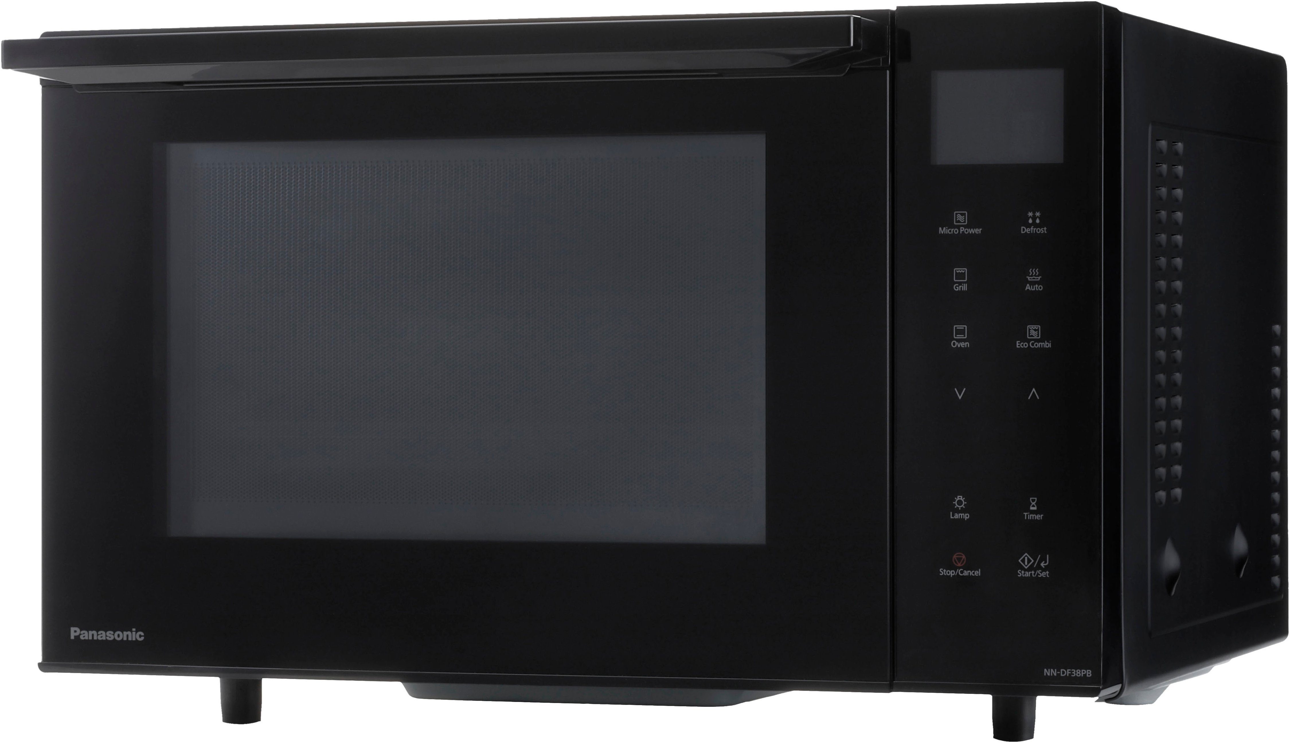 Panasonic Mikrowelle NN-DF38PBEPG, Grill, Mikrowelle, Ober-/Unterhitze,