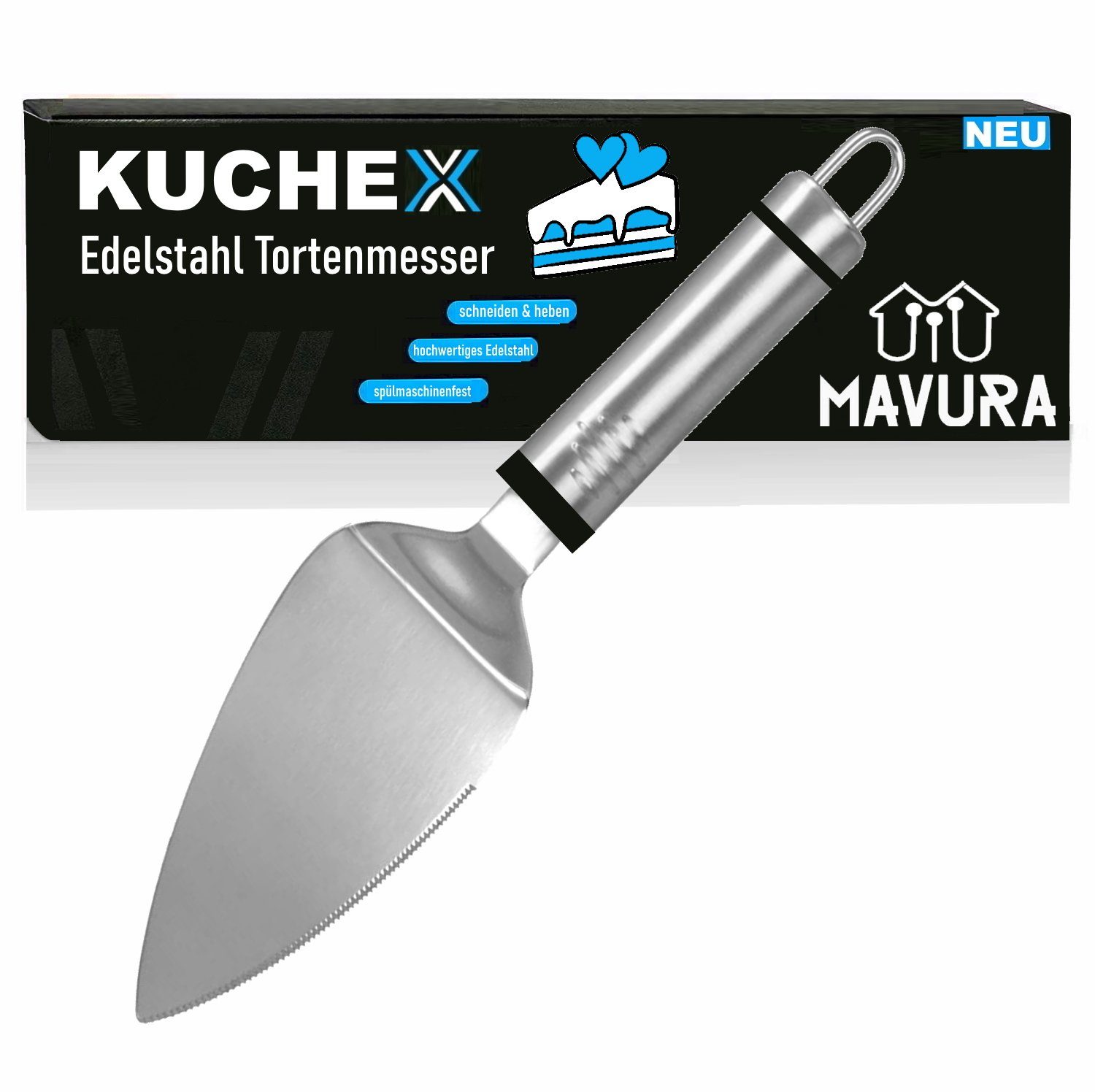MAVURA Tortenmesser KUCHEX Kuchenheber Tortenheber Kuchenmesser