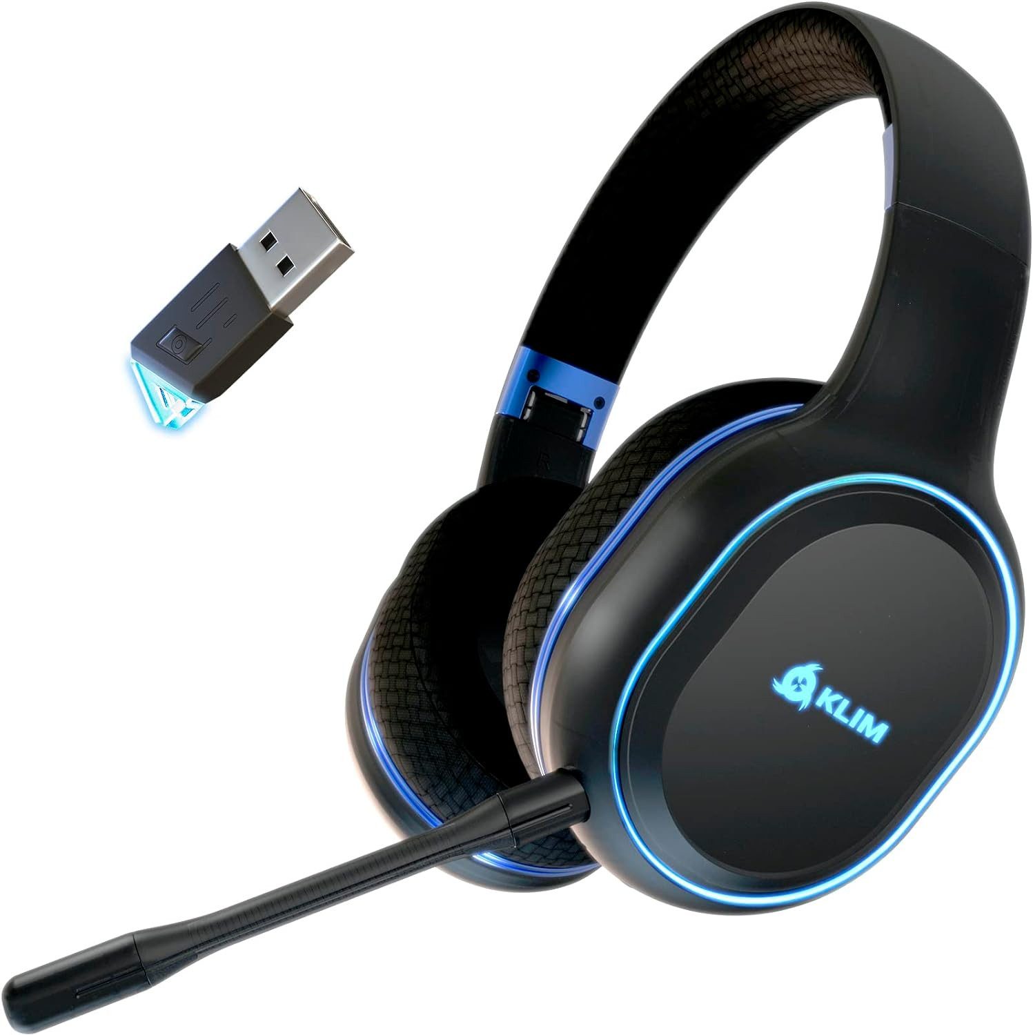 KLIM Lynx Gaming-Headset (kabellos, PC, PS4,