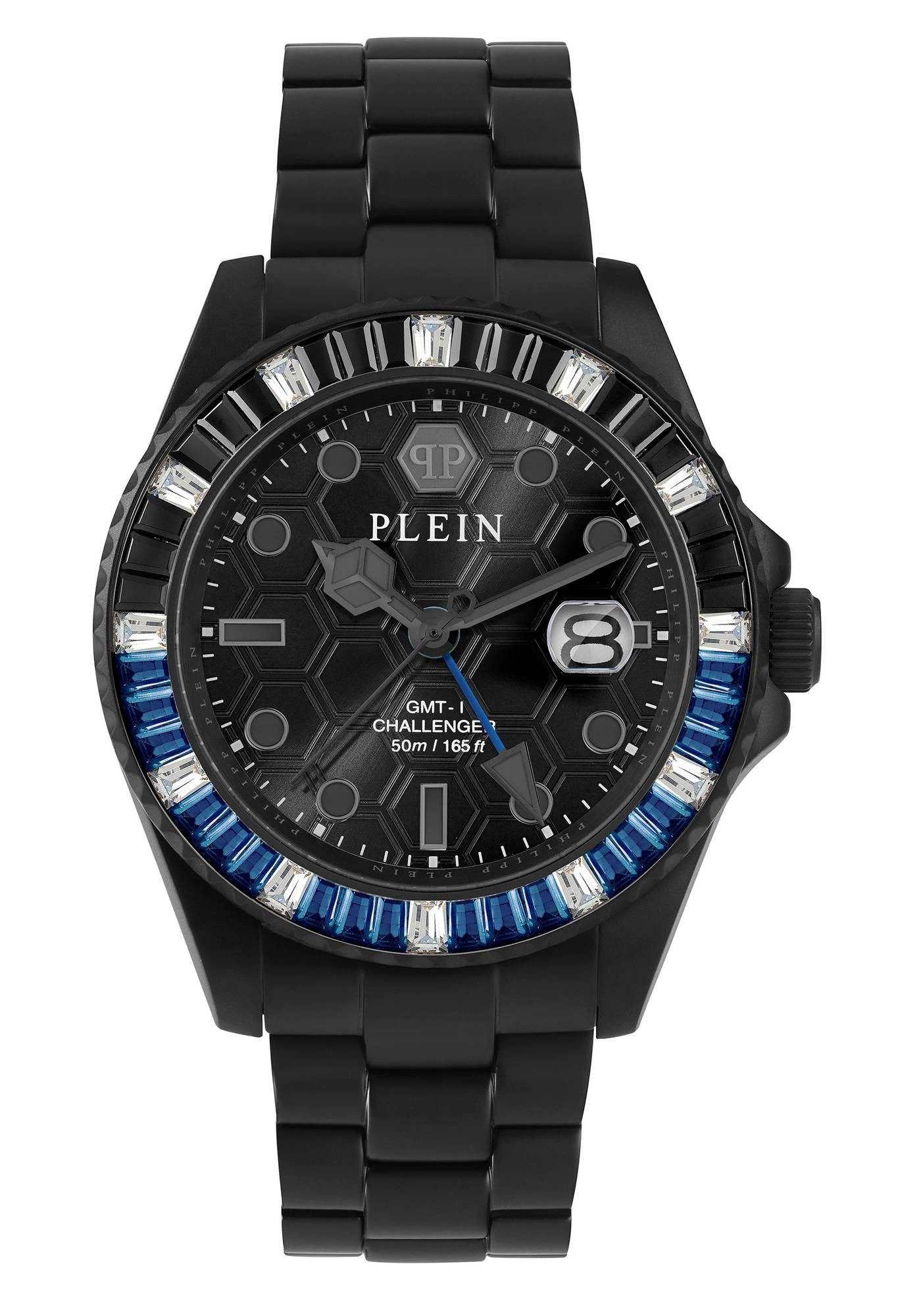 PHILIPP PLEIN Quarzuhr GMT-I Challenger Baguettes
