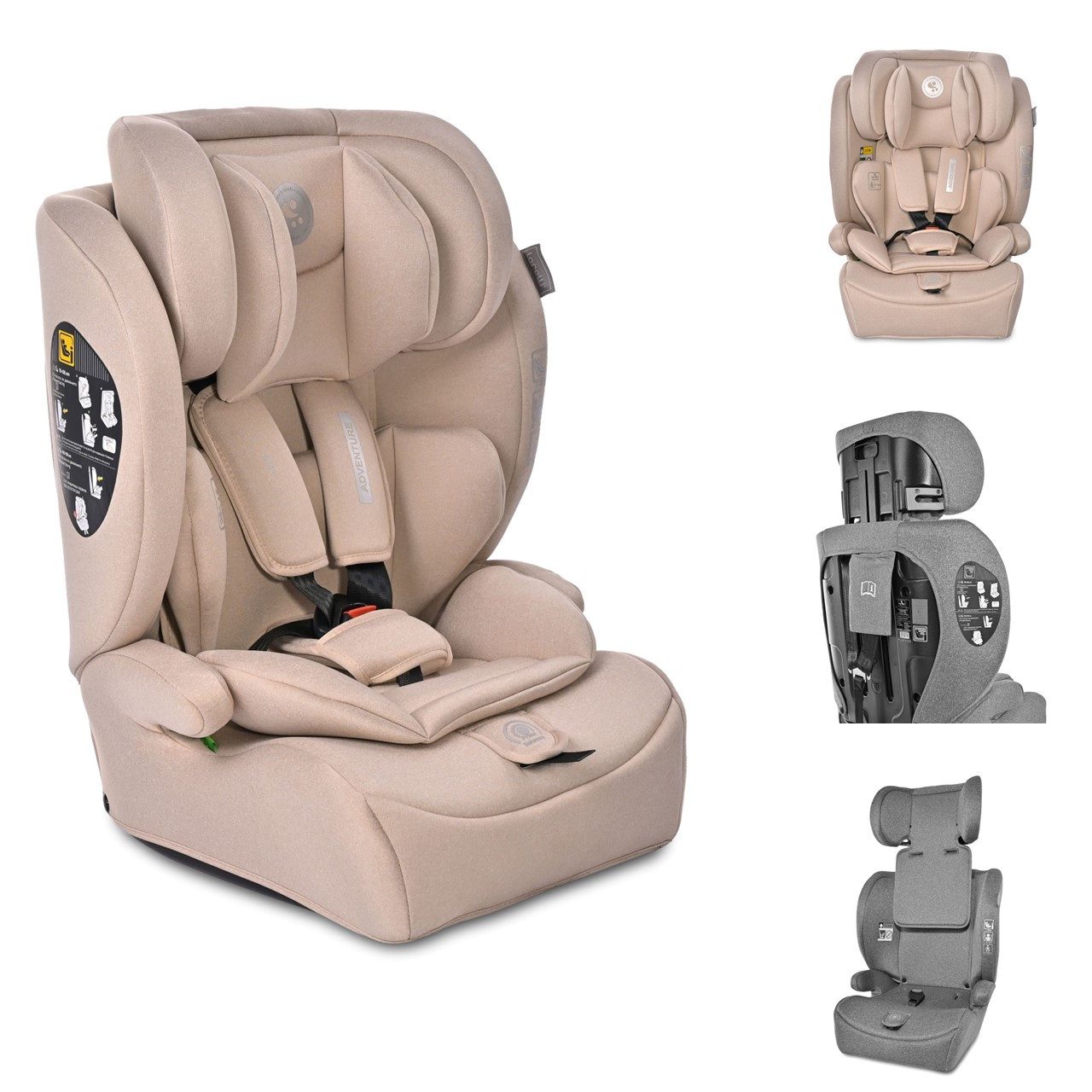Lorelli Autokindersitz Kindersitz i-Size Adventure, ab: