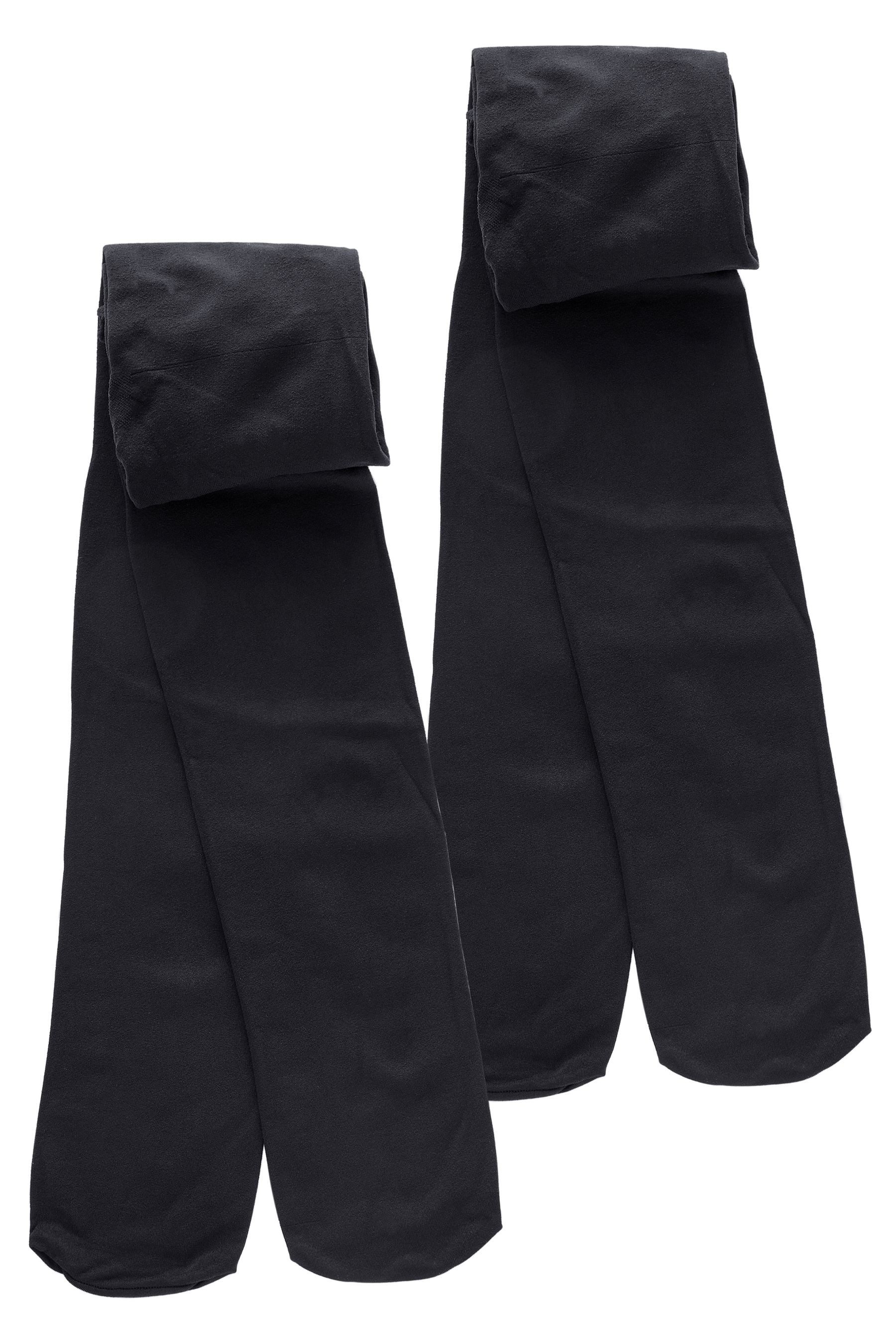 Next Feinstrumpfhose Lange Schul-Strumpfhose 40 Denier, 2er-Pack