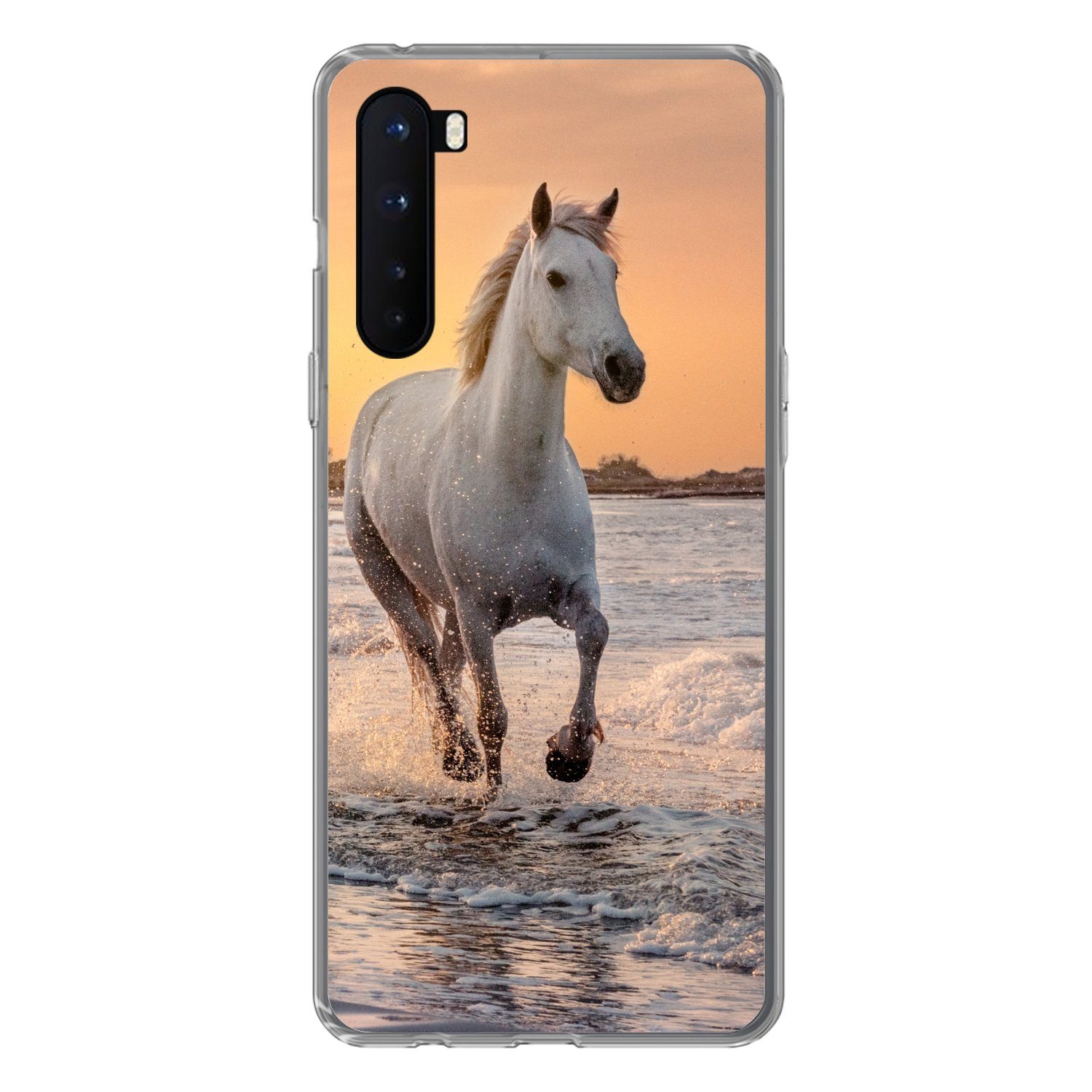 MuchoWow Handyhülle für OnePlus Nord Pferde