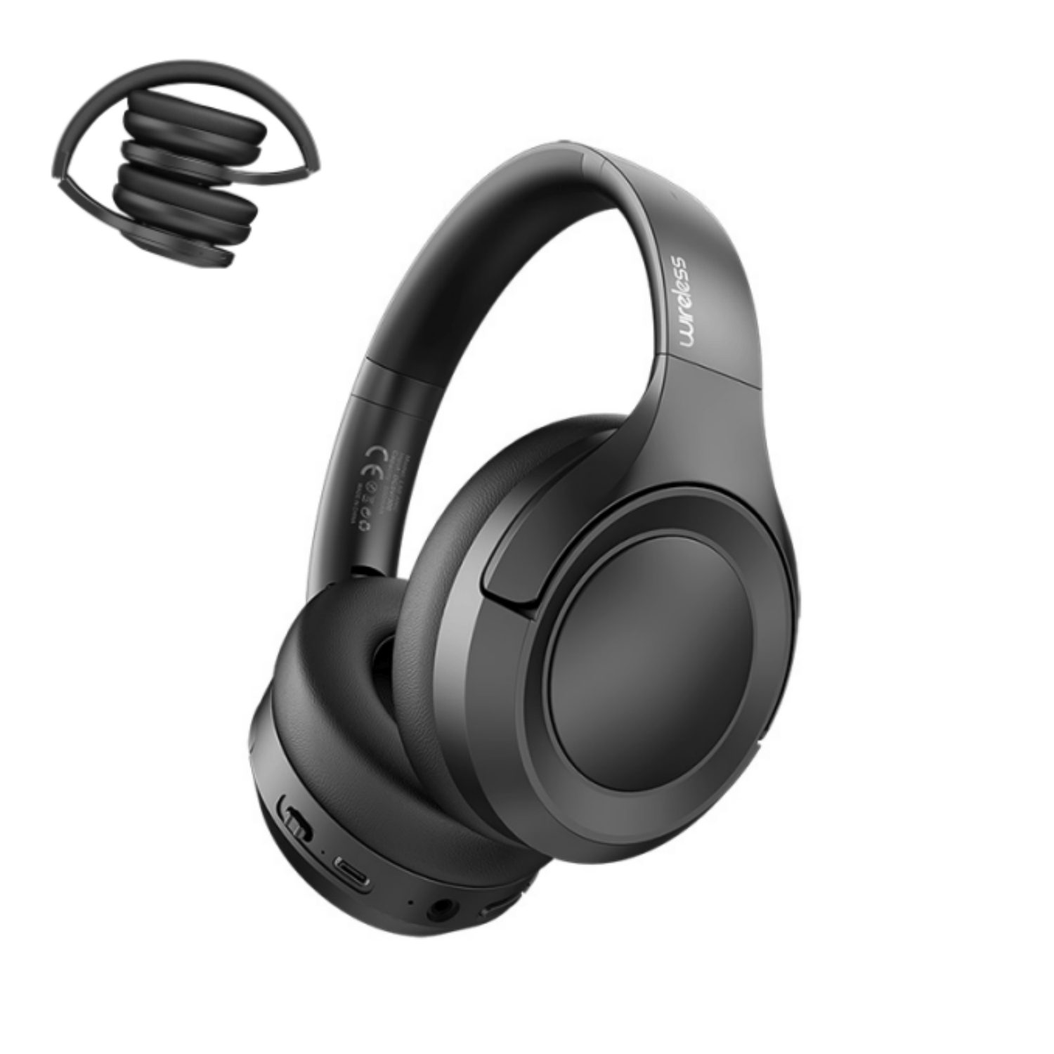 ibettertec Gaming-Headset, Bluetooth-Kopfhörer, faltbar kabelloses Kopfhörer