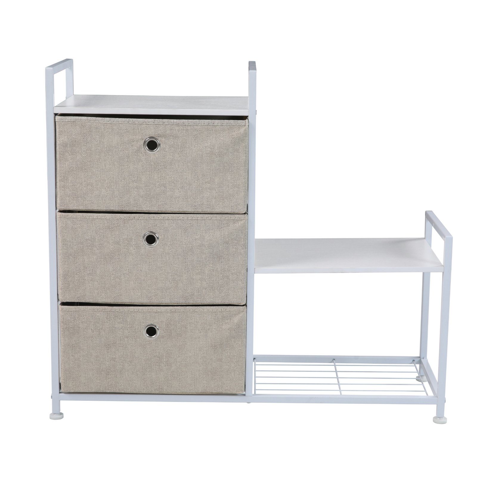 SVITA Sideboard RUNA, Metall-Regal, Schuhregal, Aufbewahrung,