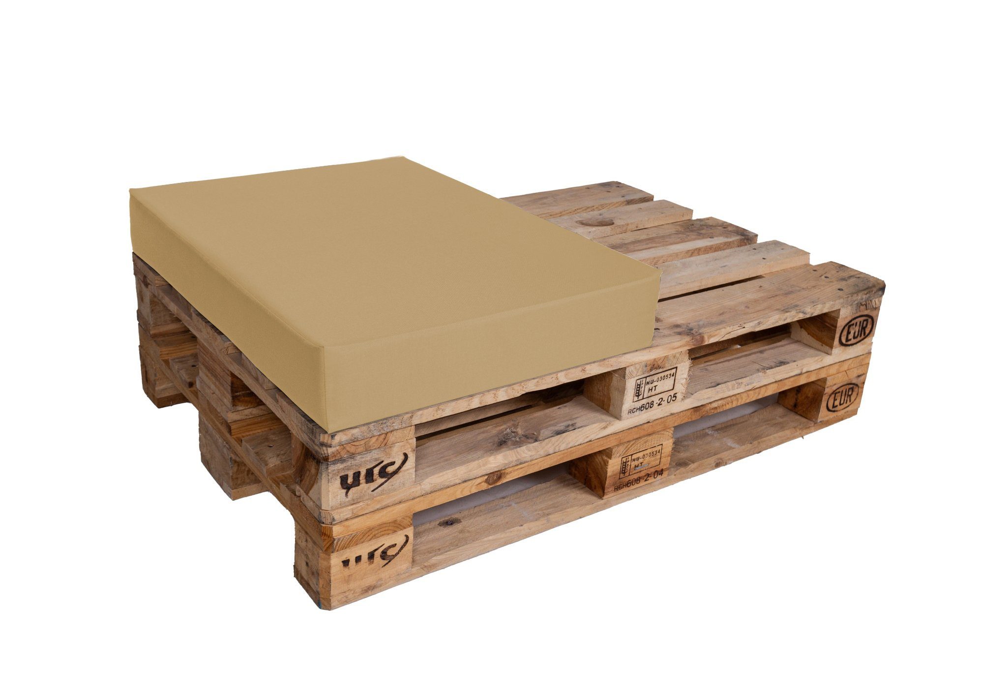 TexDeko Palettenkissen Halbes Palettenkissen für Palettensofa