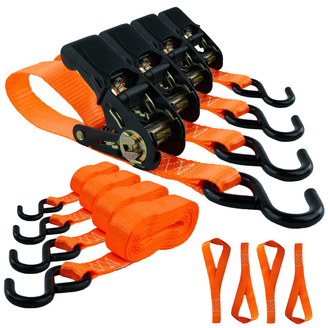 MCS CARGO SECURITY Zurrgurt Spanngurte 4er