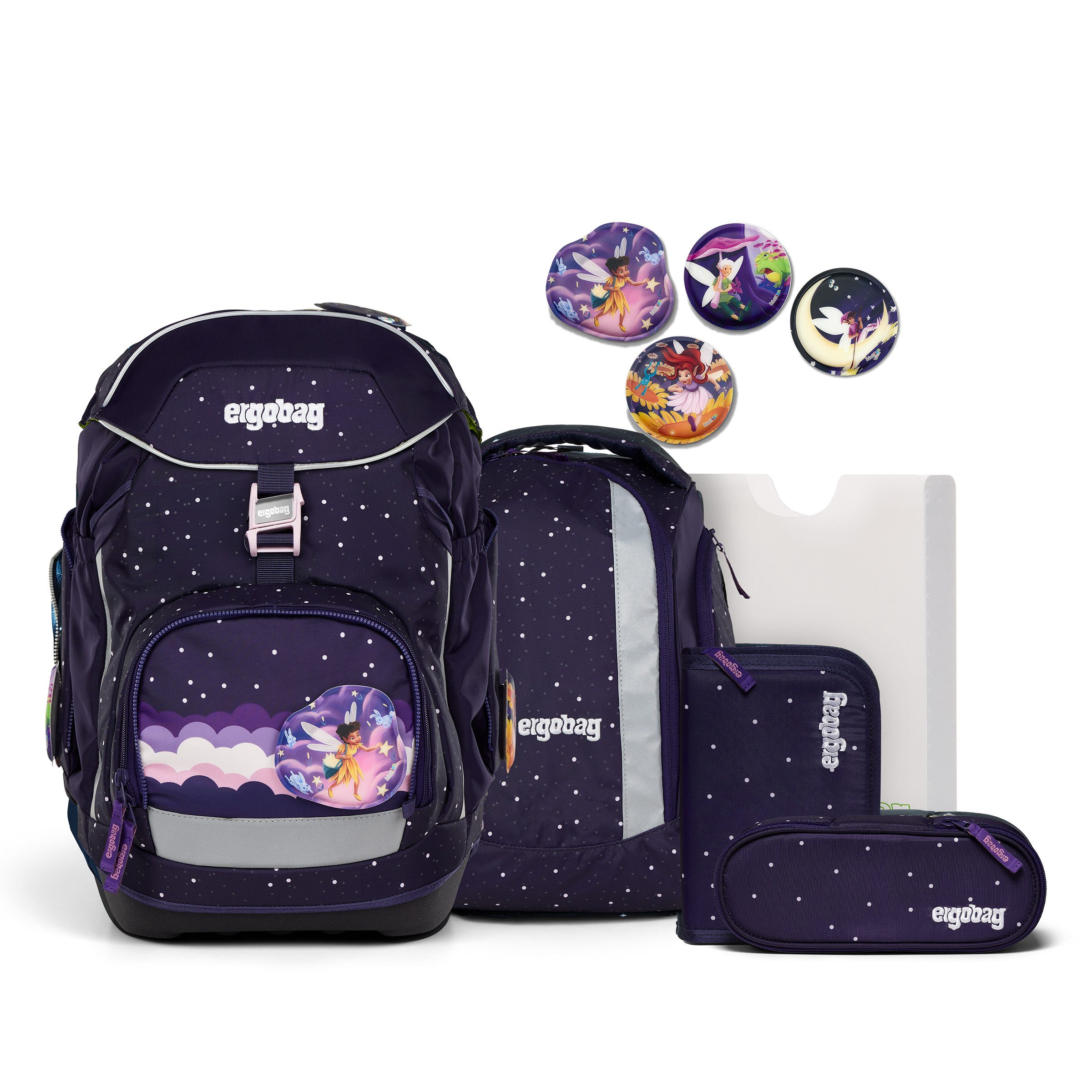 ergobag Schulranzen Pack Reflex Glow