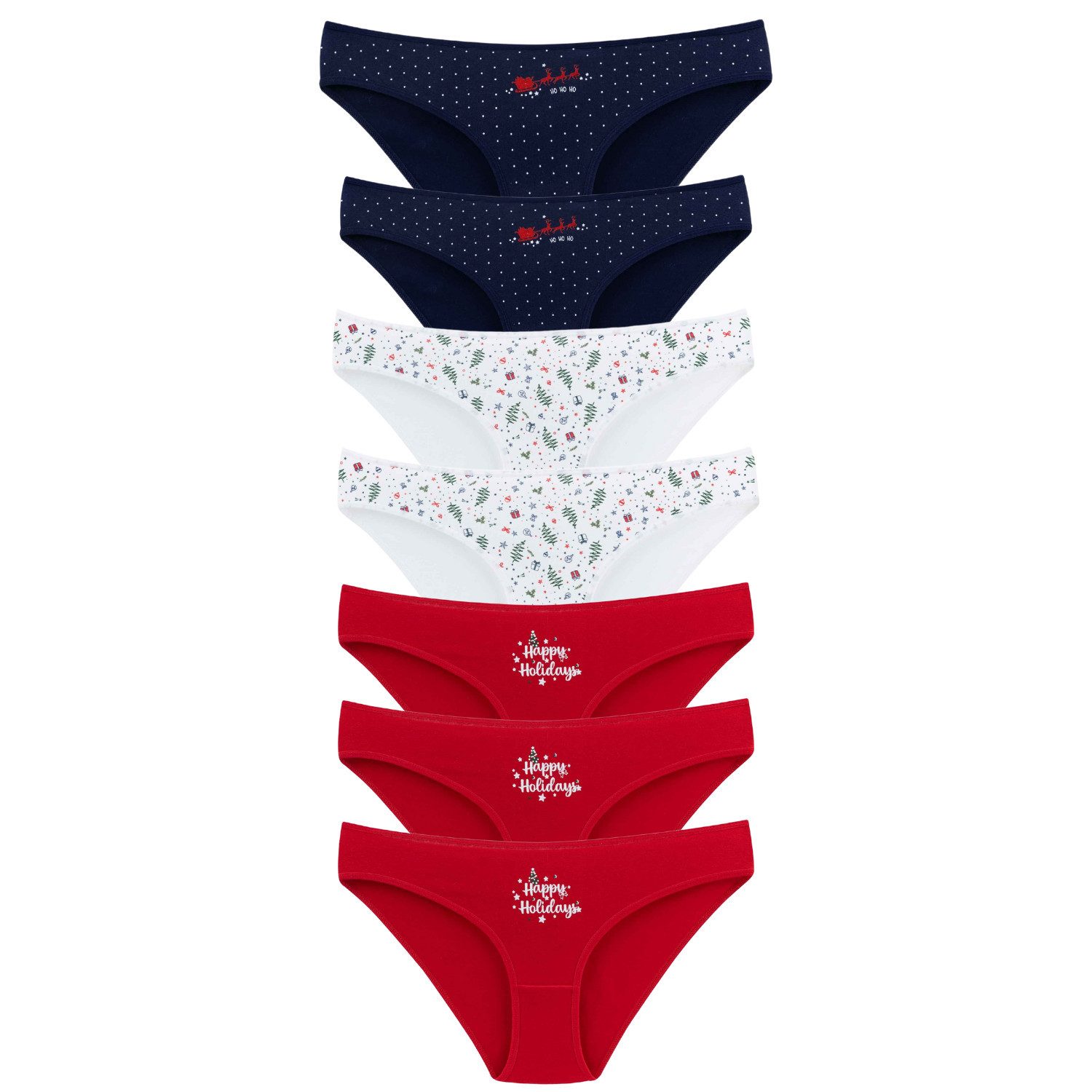 Dominant Bikinislip Damenunterwäsche (Packung, 7-St) aus