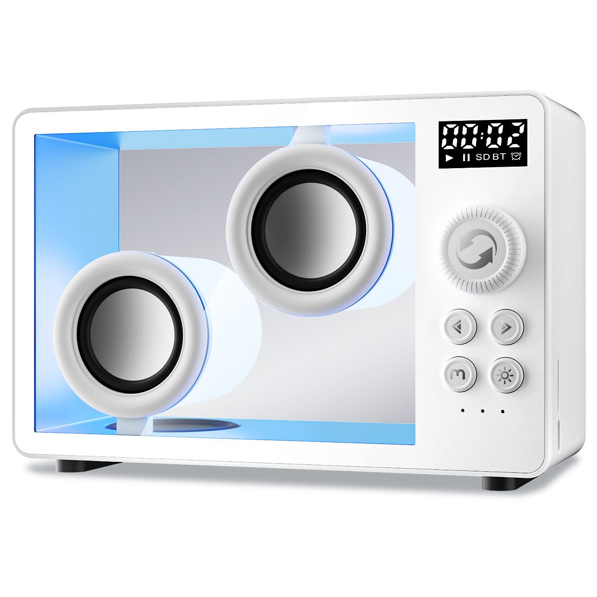 Luckice Tragbare Lautsprecher Bluetooth-Desktop-Lautsprecher Bluetooth-Lautsprecher (Unterstützt