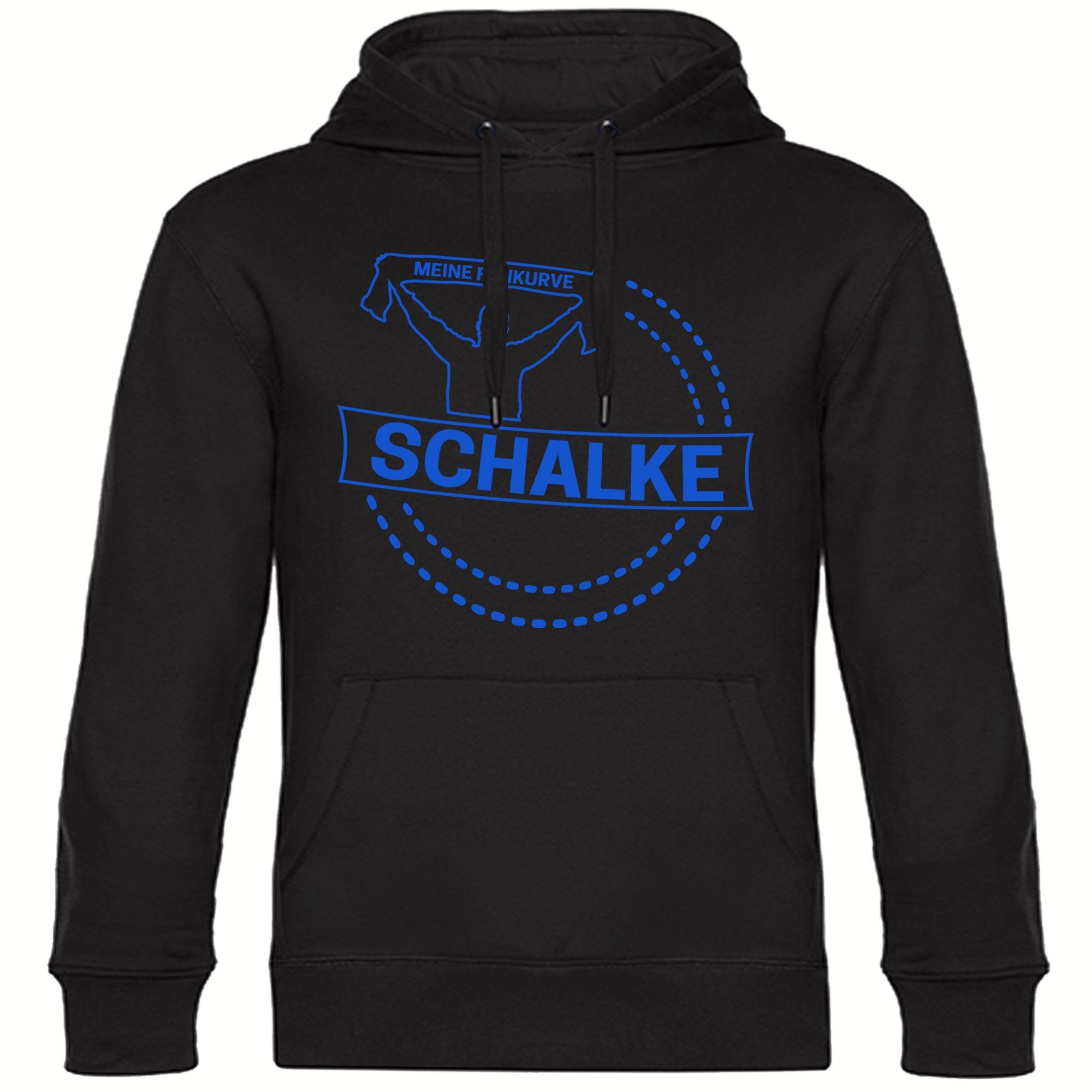 multifanshop Kapuzensweatshirt Schalke - Meine Fankurve