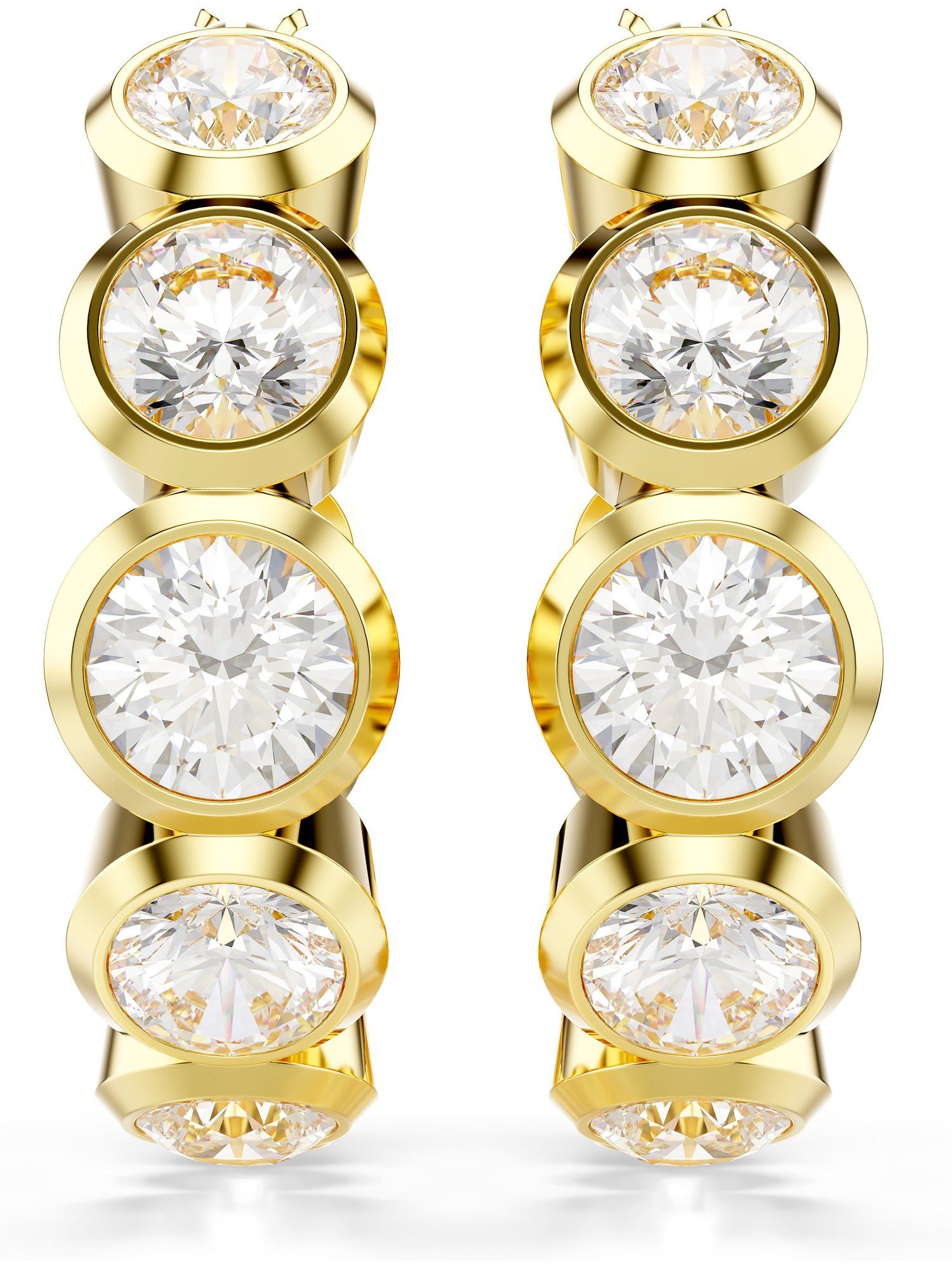 Swarovski Paar Creolen Swarovski Damen-Creolen Metall