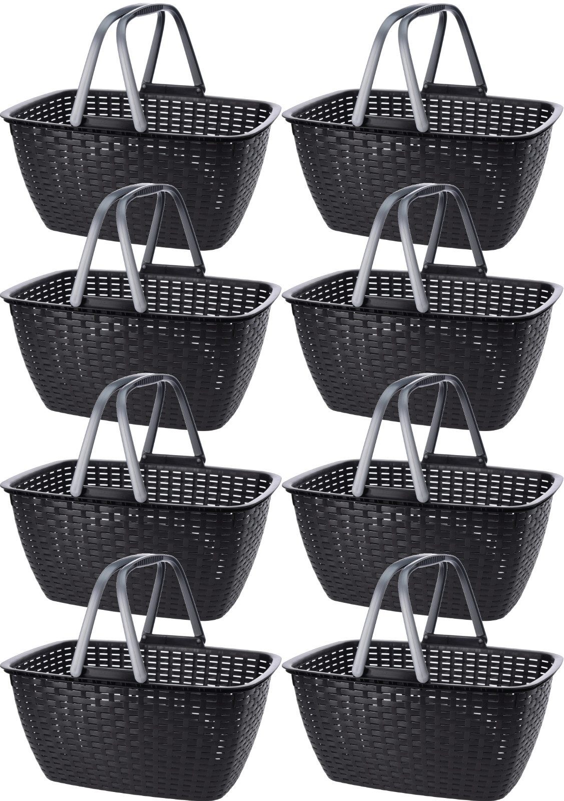 Koopman Einkaufskorb Wäschekorb Box Einkauf Rattan