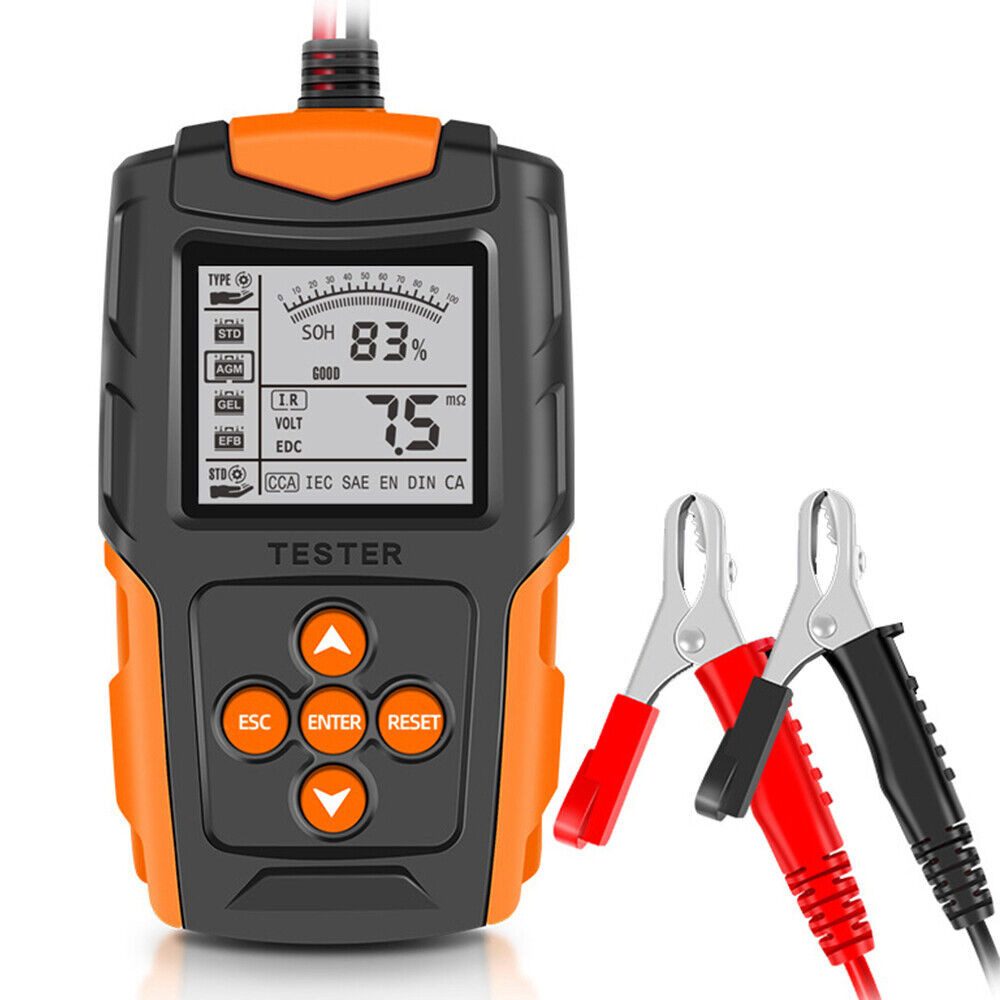Hikity Auto Batterietester 12V Digital Diagnosegerät
