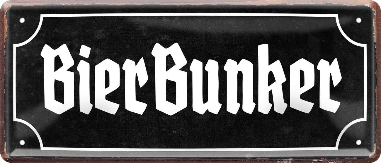 WOGEKA ART Metallbild BIER BUNKER -