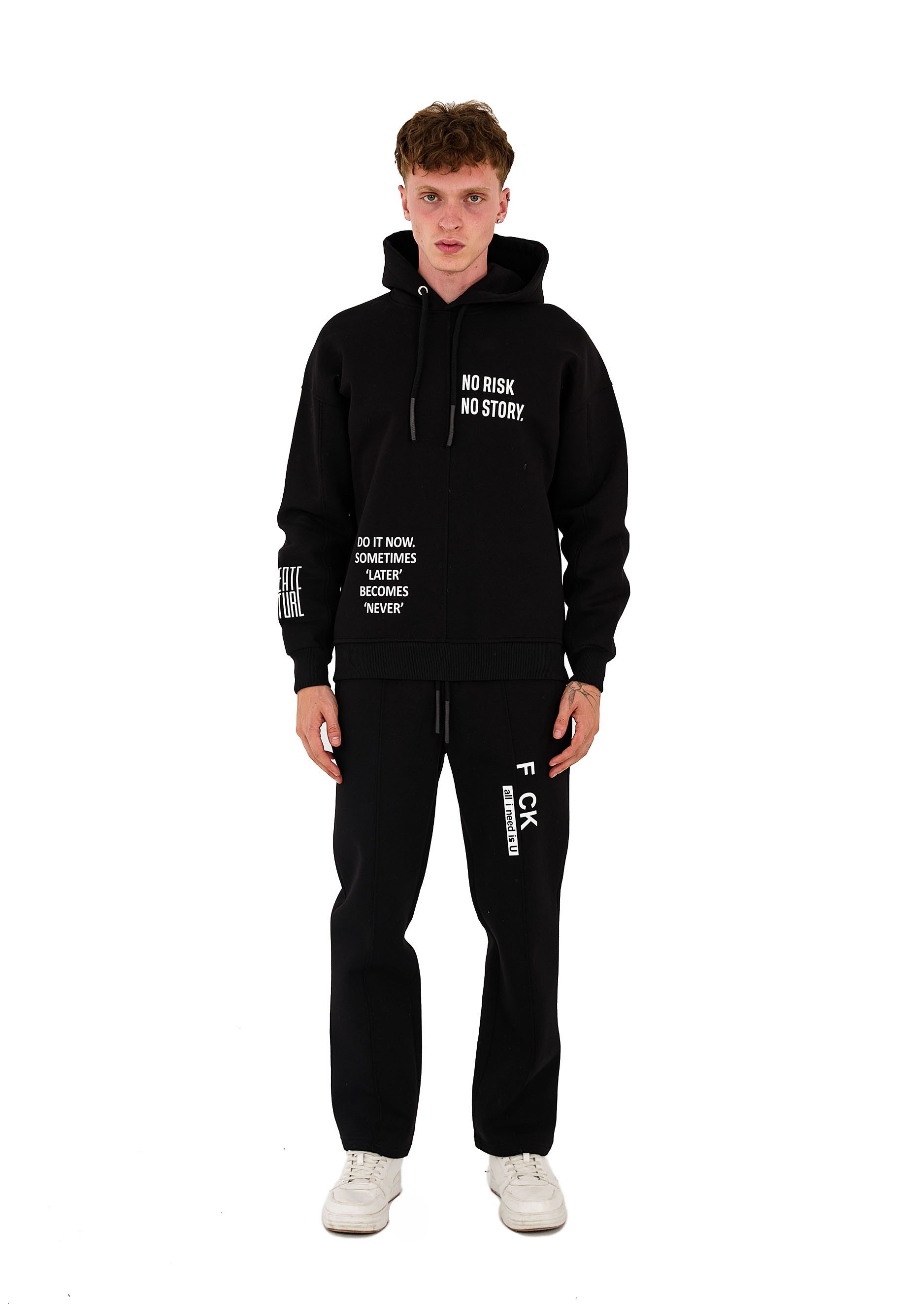 Denim Distriqt Jogginganzug Sportlicher Herren Jogginganzug