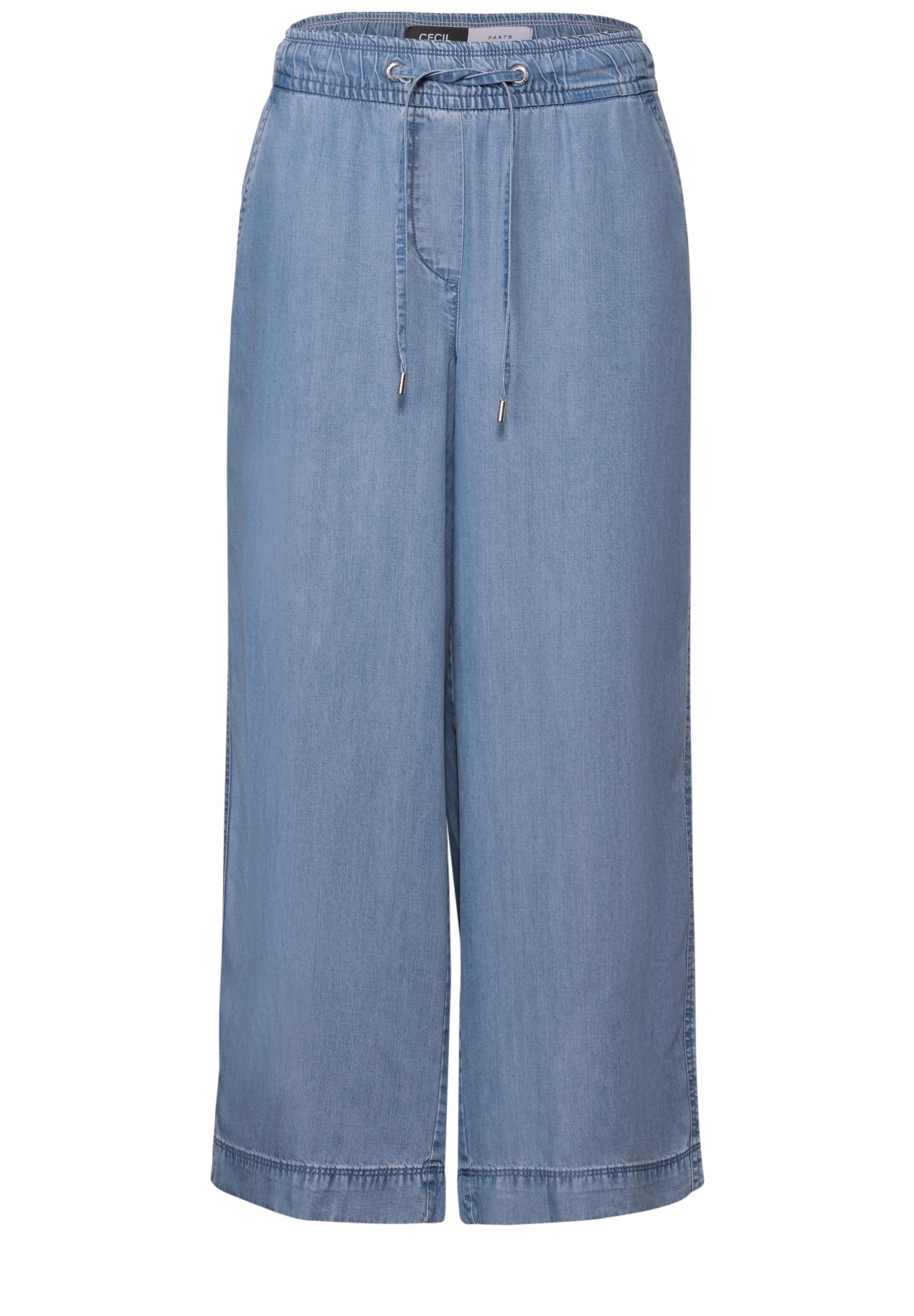 CECIL 5-Pocket-Hose Wide Leg Lyocell-Hose