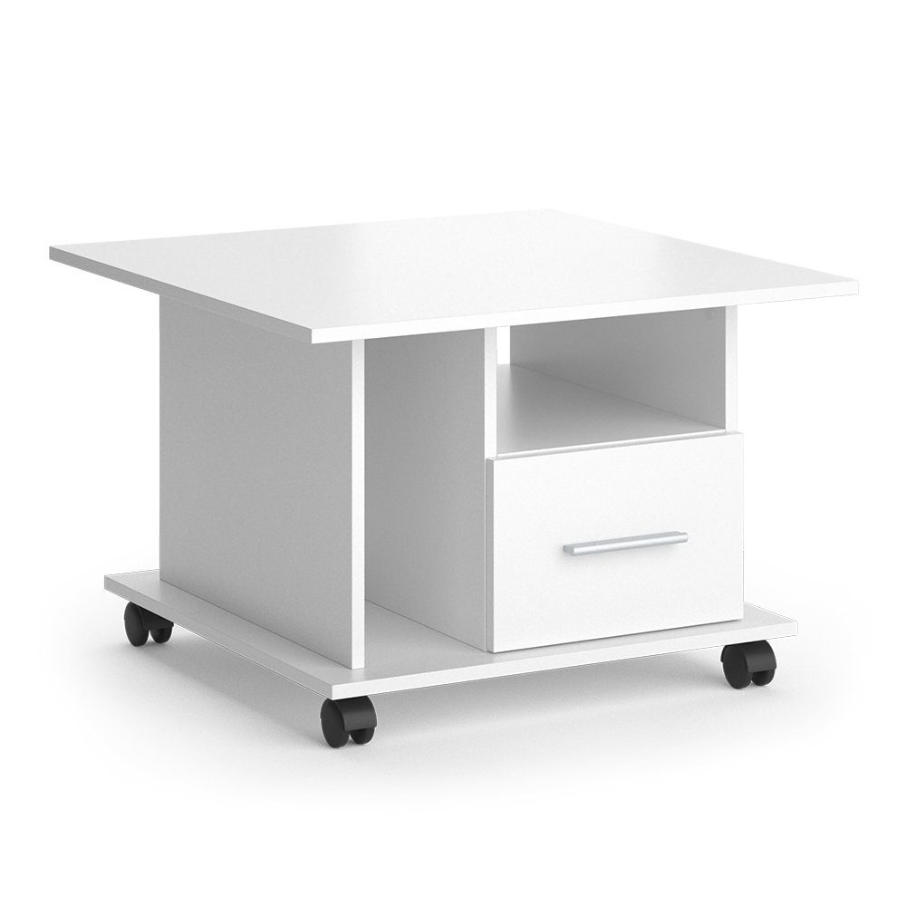 Vicco Couchtisch Ender, Weiß, 70 x