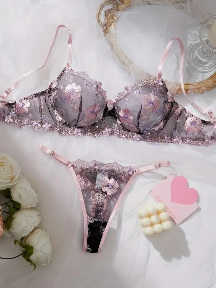 Elegant Love Set: Bügel-BH Sexy Dessous-Set