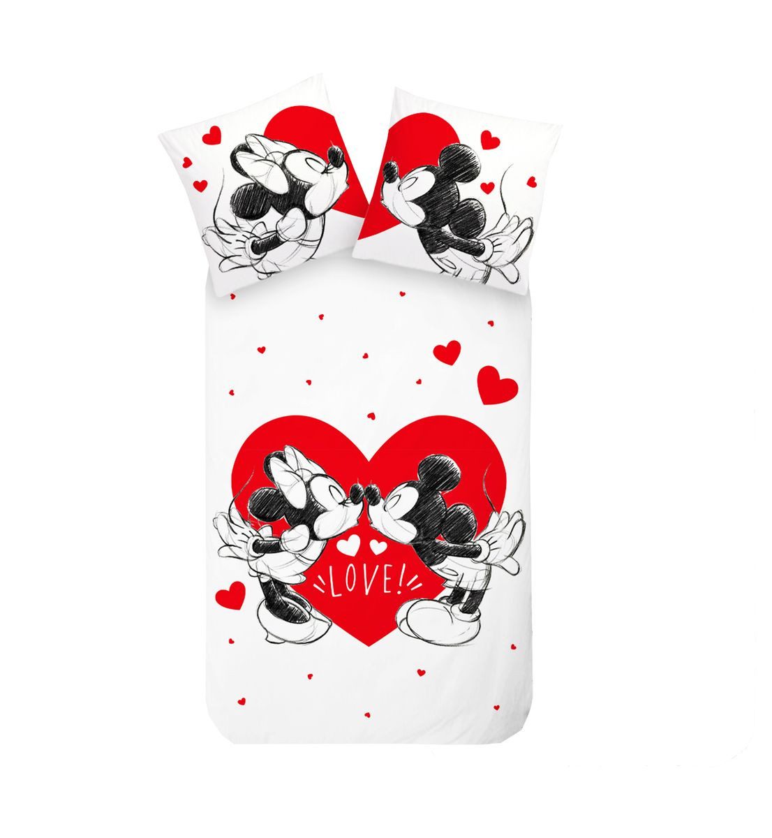 Disney Wendebettwäsche Mickey Mouse Disney rotes
