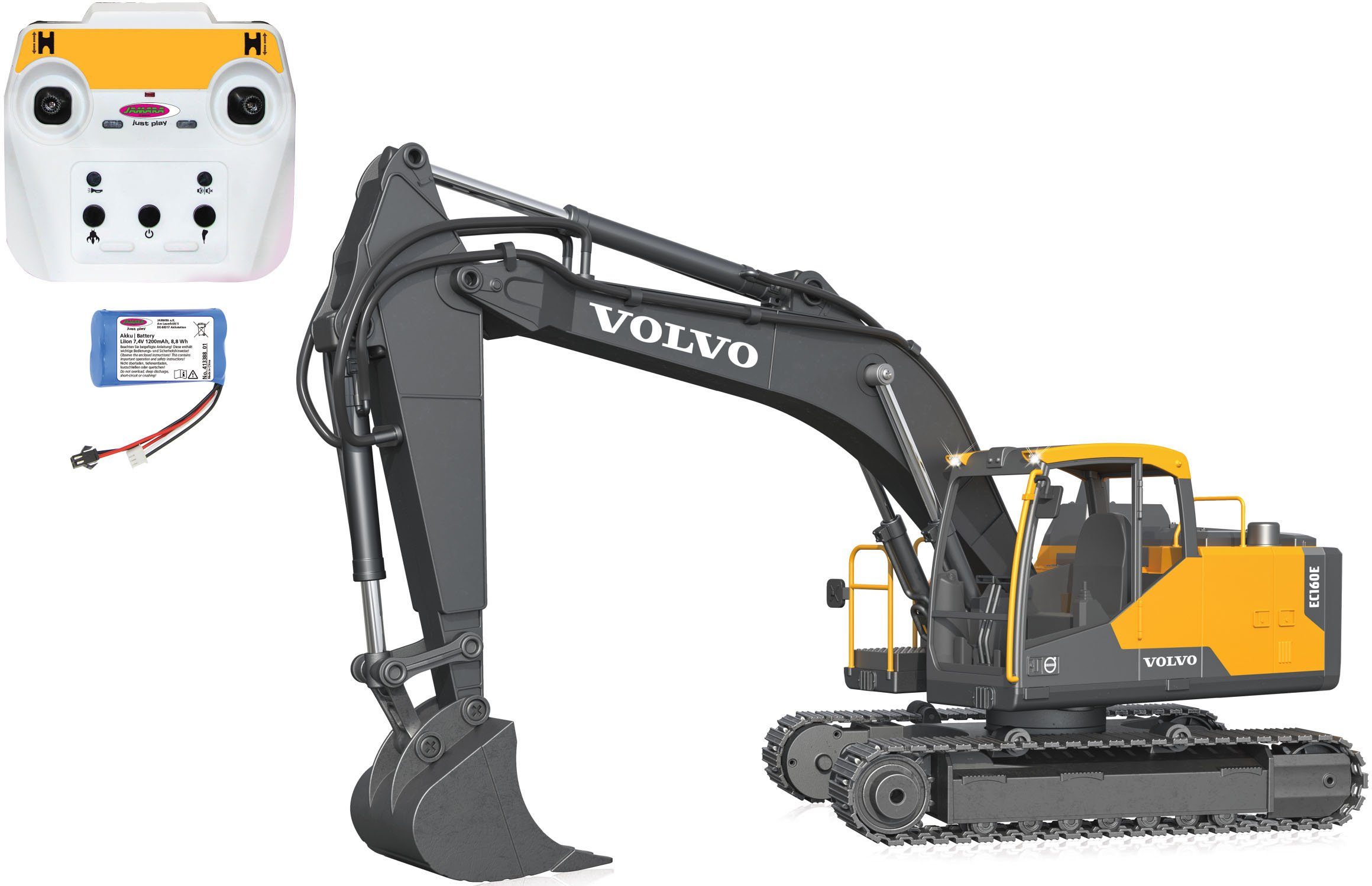 Jamara RC-Bagger Volvo EC160E Metal 1:16
