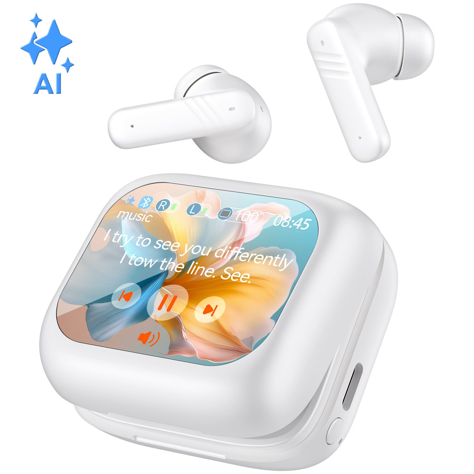 Rayofi Bluetooth Kopfhörer mit Touchscreen, Bluetooth