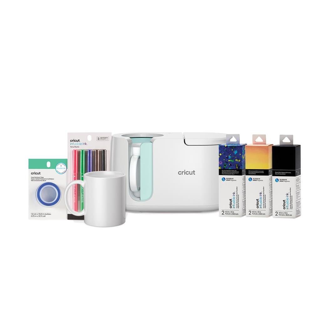Cricut Thermobindegerät MugPress Starter Bundle, Tassen,