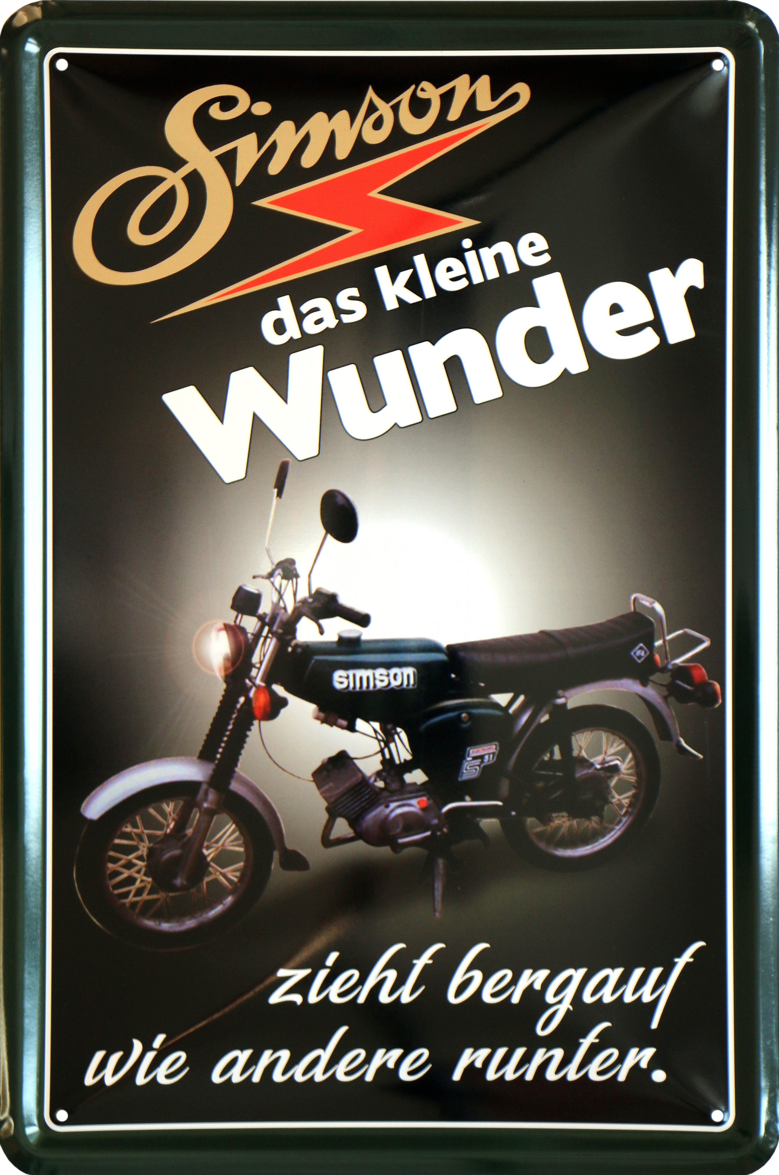 WOGEKA ART Metallbild Simson das kleine