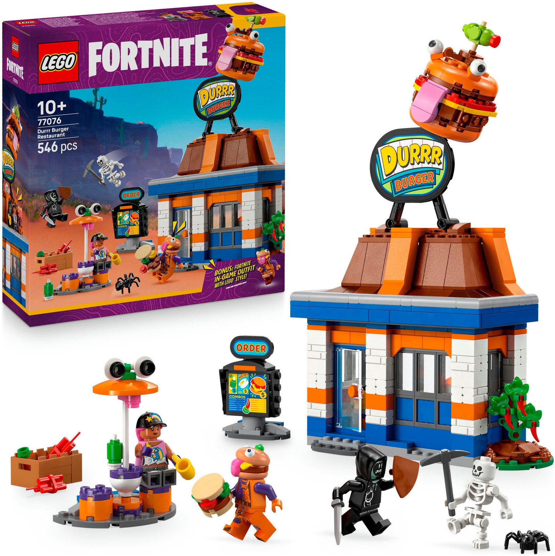 LEGO® Durrr Burger Restaurant (77076), LEGO
