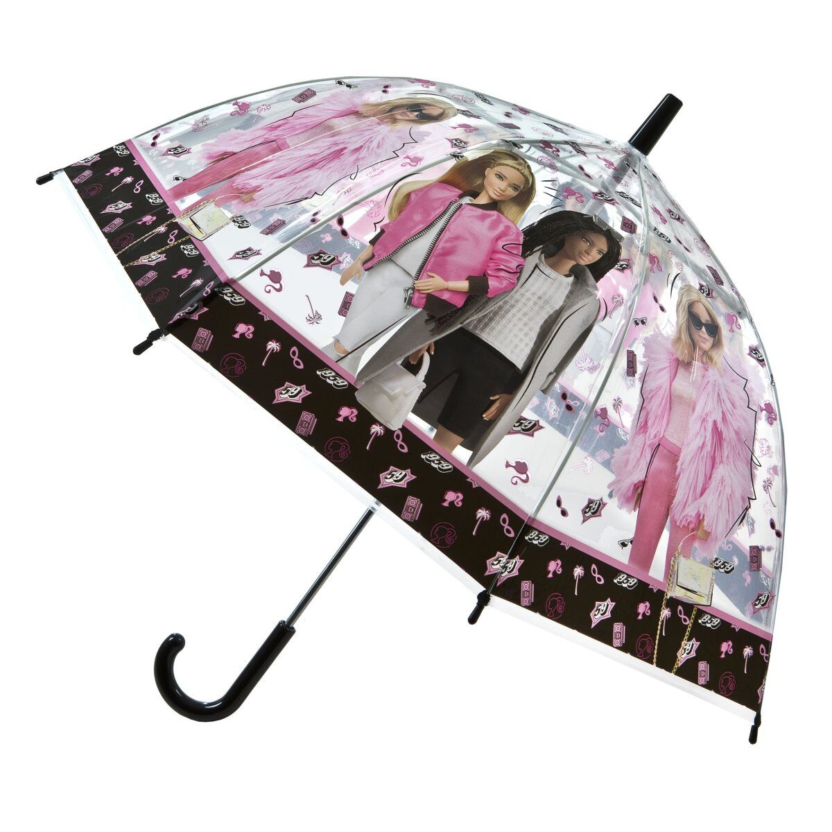 Barbie Stockregenschirm Barbie Regenschirm für Kinder