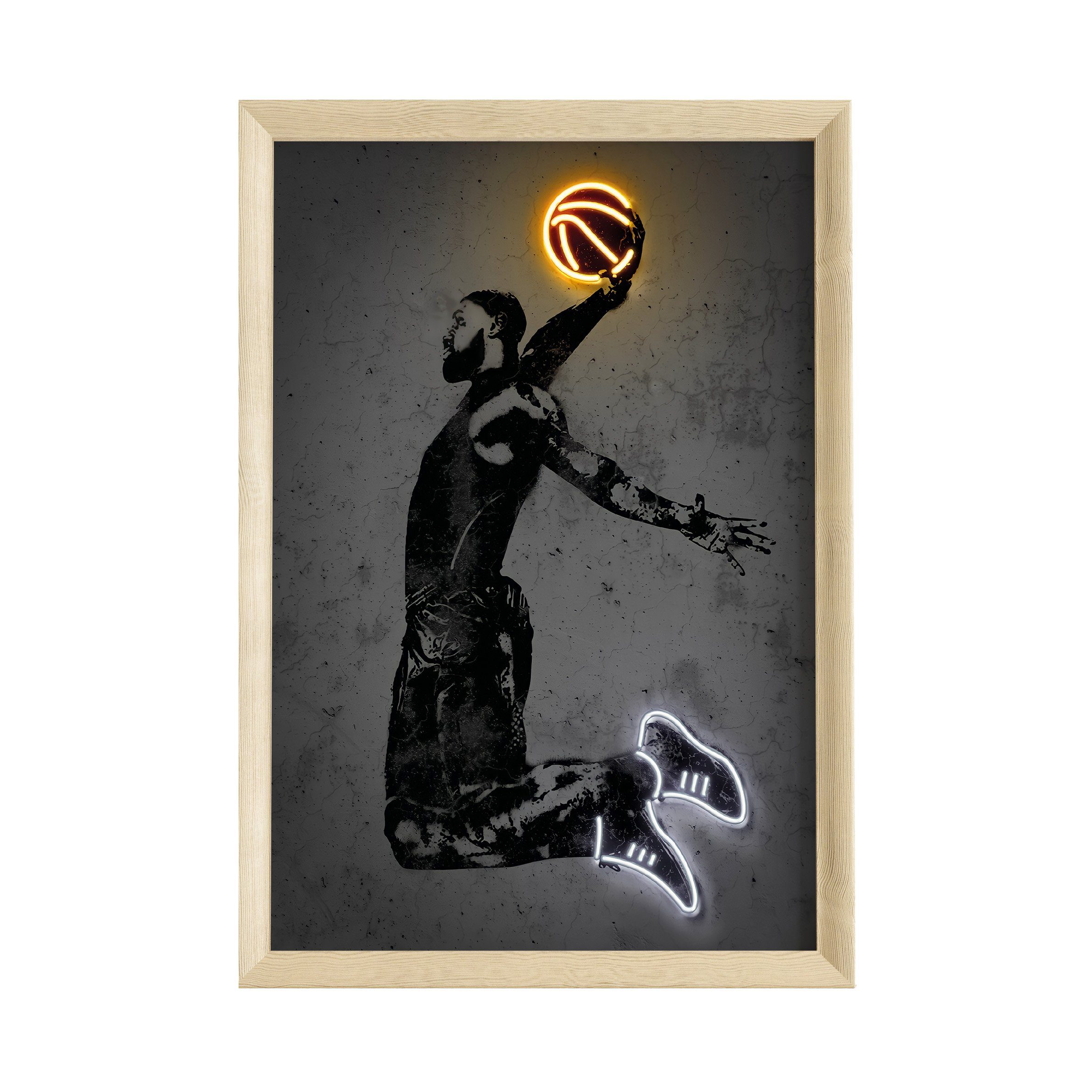 JUSTGOODMOOD Poster Premium ® Basketball Poster