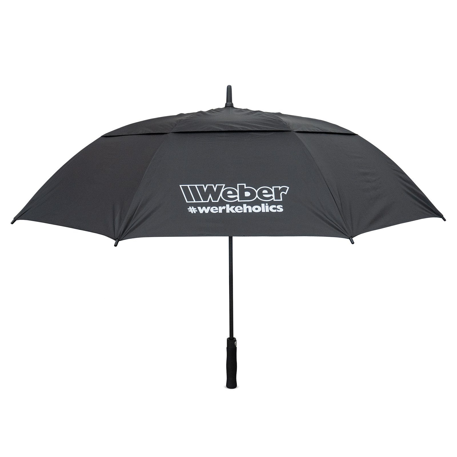 Weber GmbH Stockregenschirm Weber #Werkeholics Regenschirm