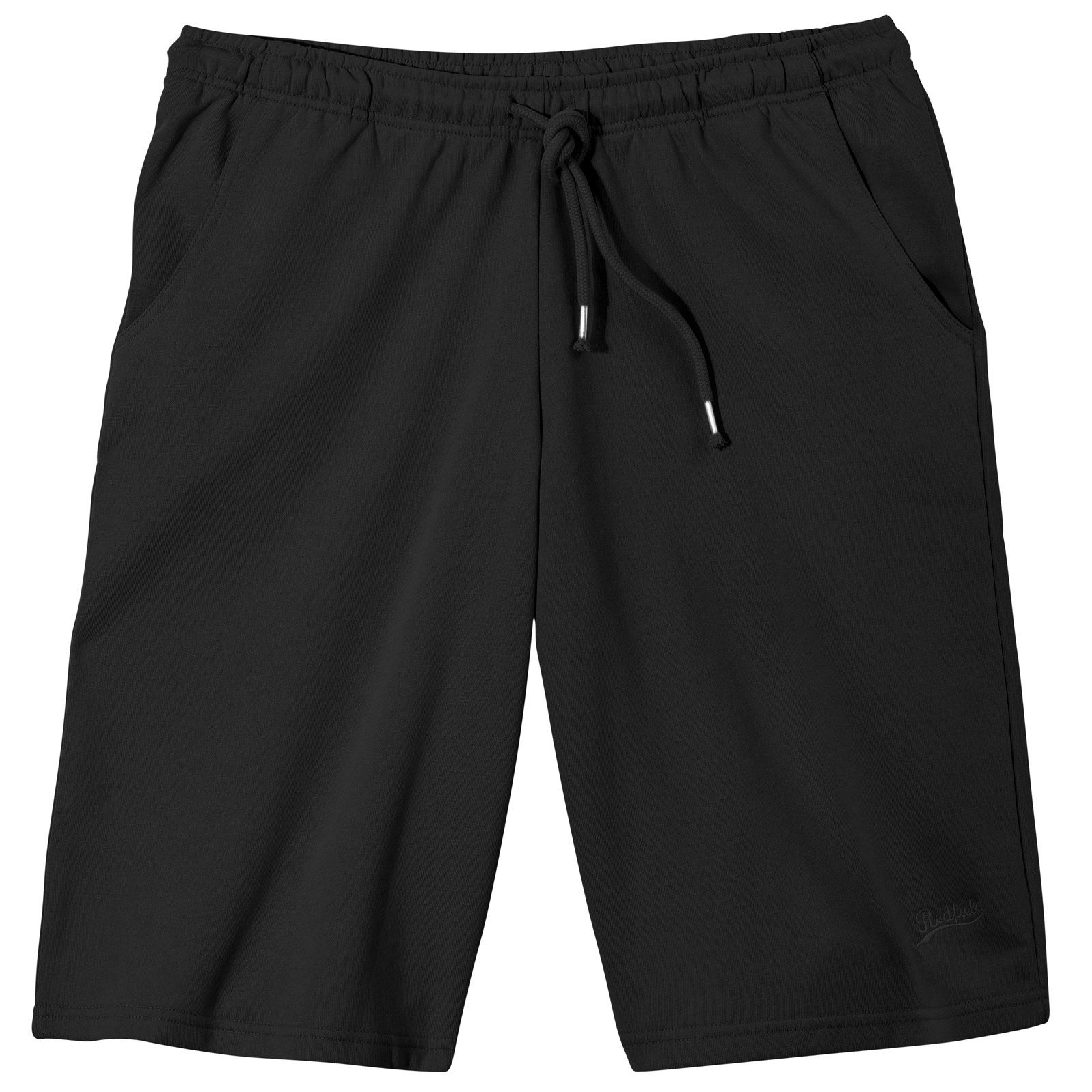 redfield Jogg-Bermudas Redfield Joggingbermuda Übergröße schwarz