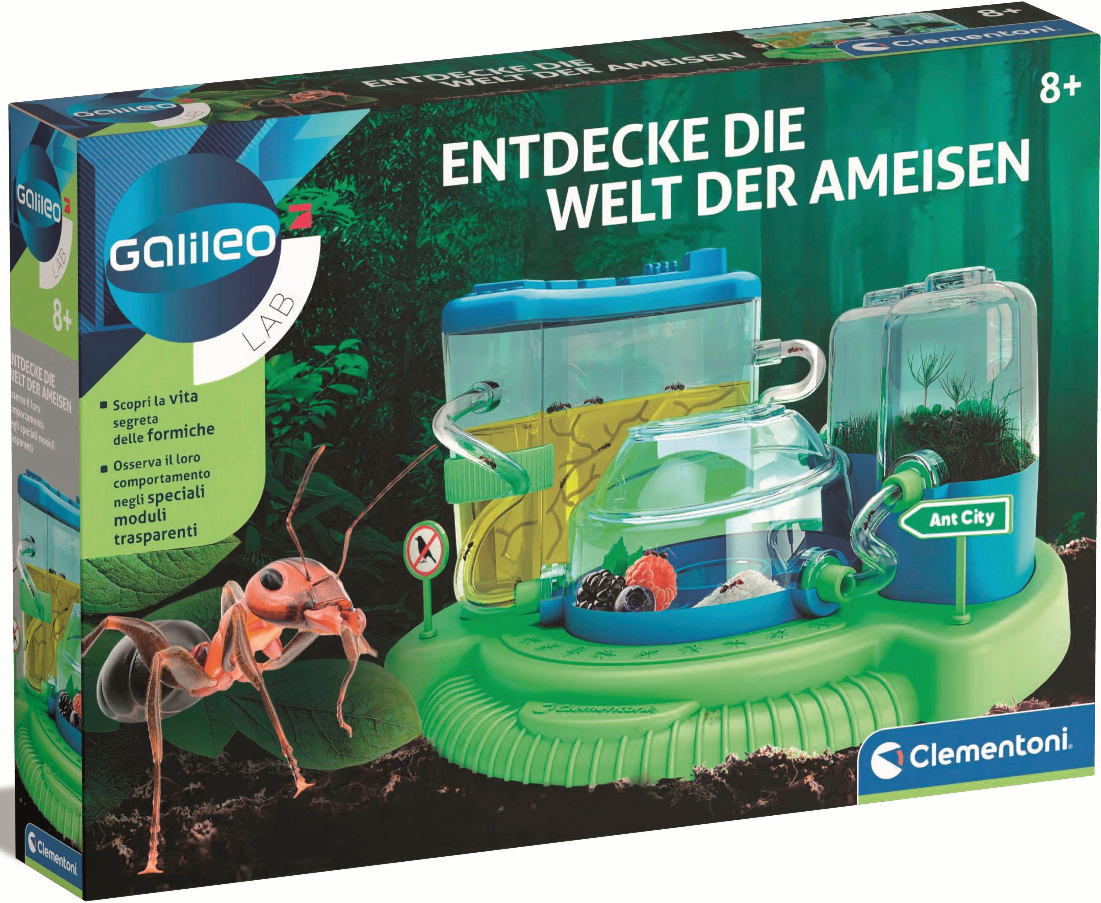 Clementoni® Experimentierkasten Galileo, Entdecke die Welt