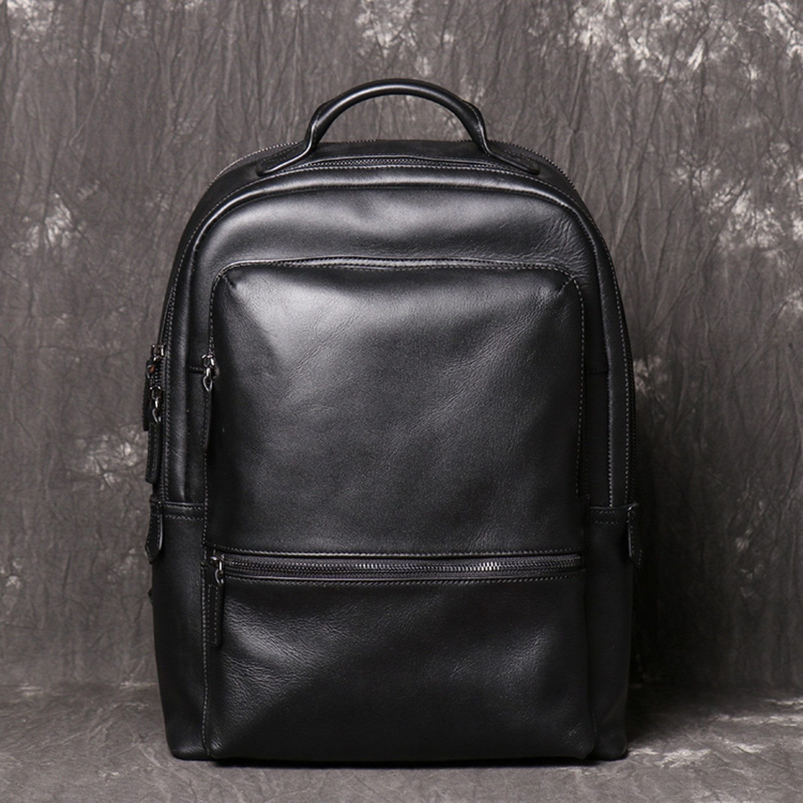 YUBRO-STUDIO Rucksack Herren Leder Rucksack Laptop