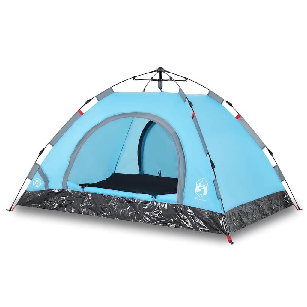 vidaXL Kuppelzelt Campingzelt 2 Personen Blau