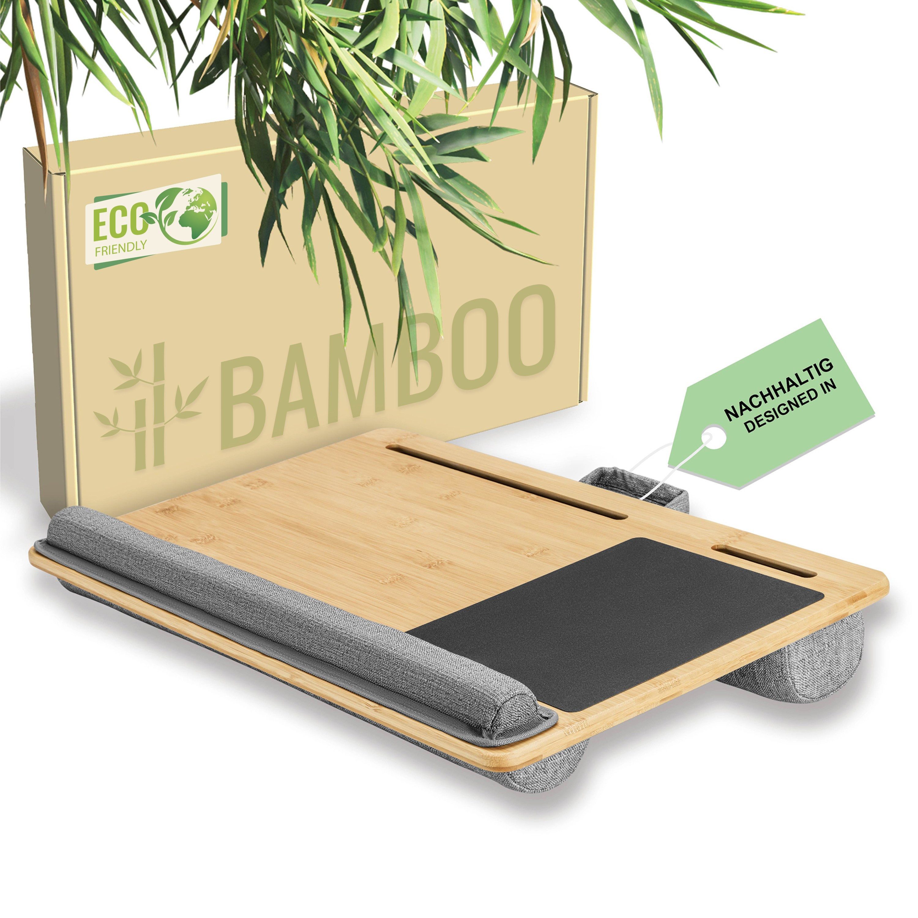 RICOO Laptoptisch Laptop-Kissen Laptop-Ständer mit Kabelführung