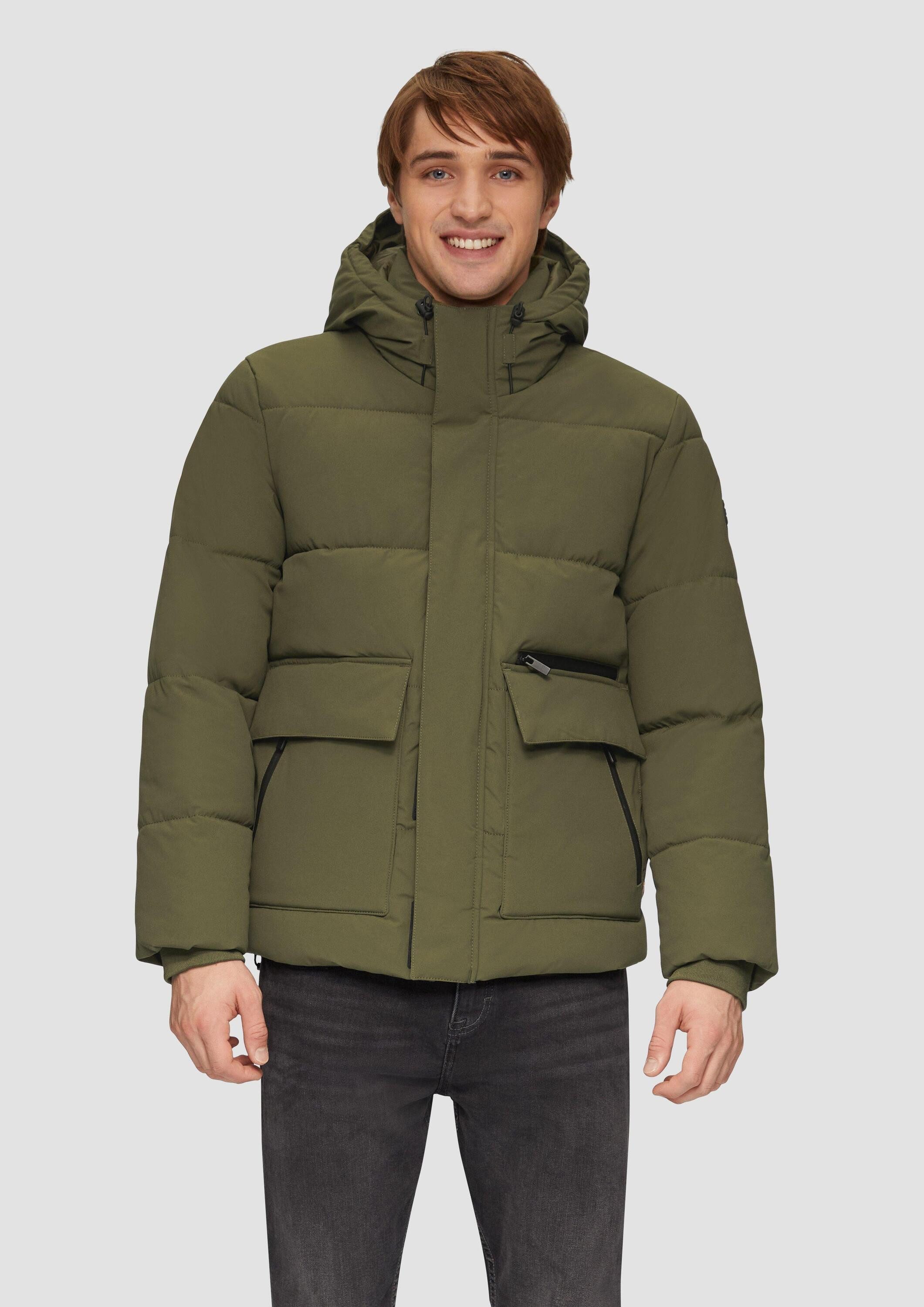 QS Winterjacke Outdoor-Jacke Gesteppte Winterjacke mit