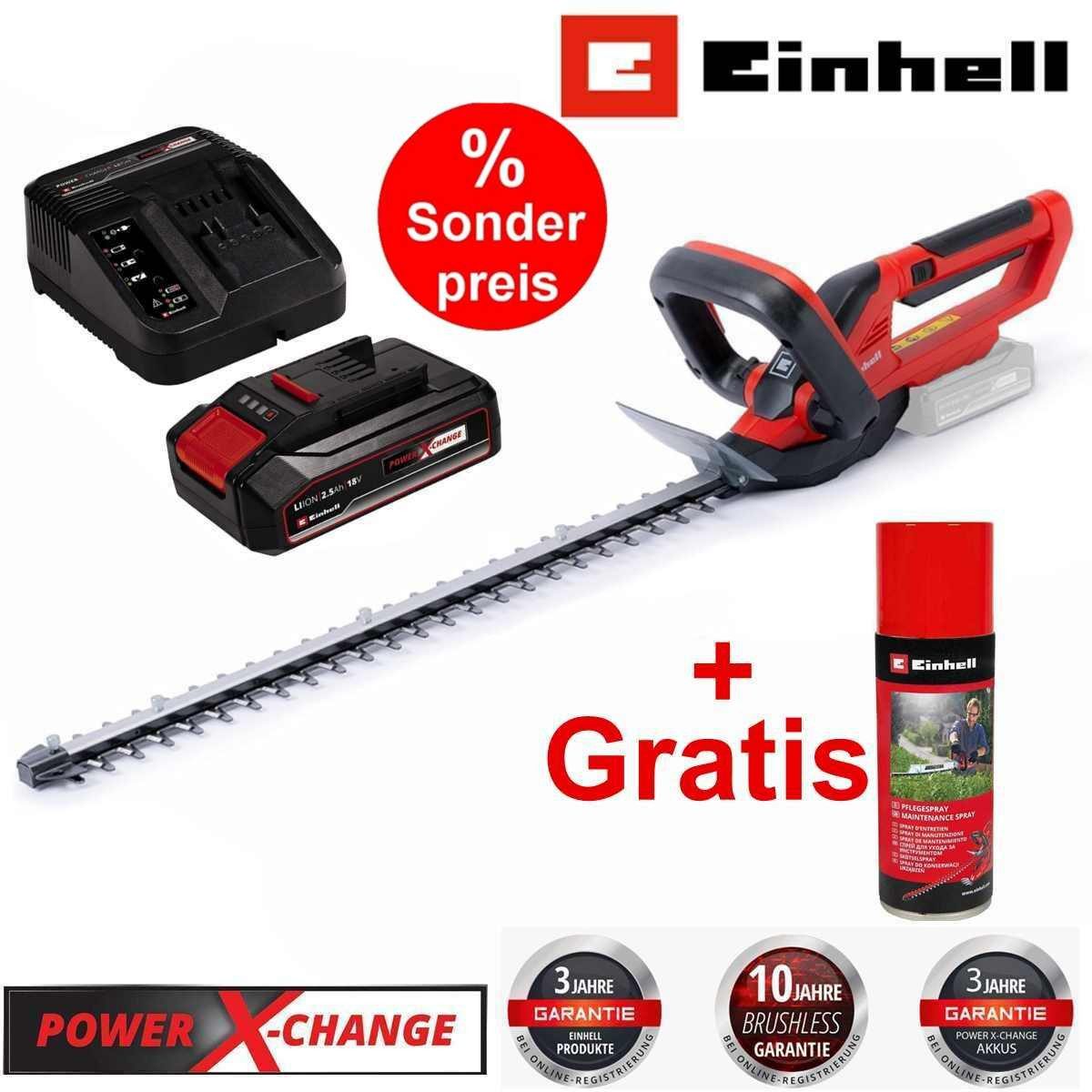 Einhell Akku-Heckenschere Heckenschere GC-CH 1855/1 Li