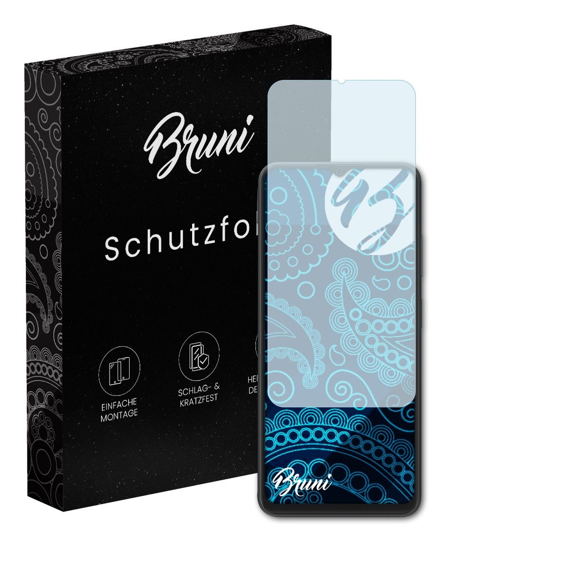 Bruni Schutzfolie Glasklare Displayschutzfolie für Blackview