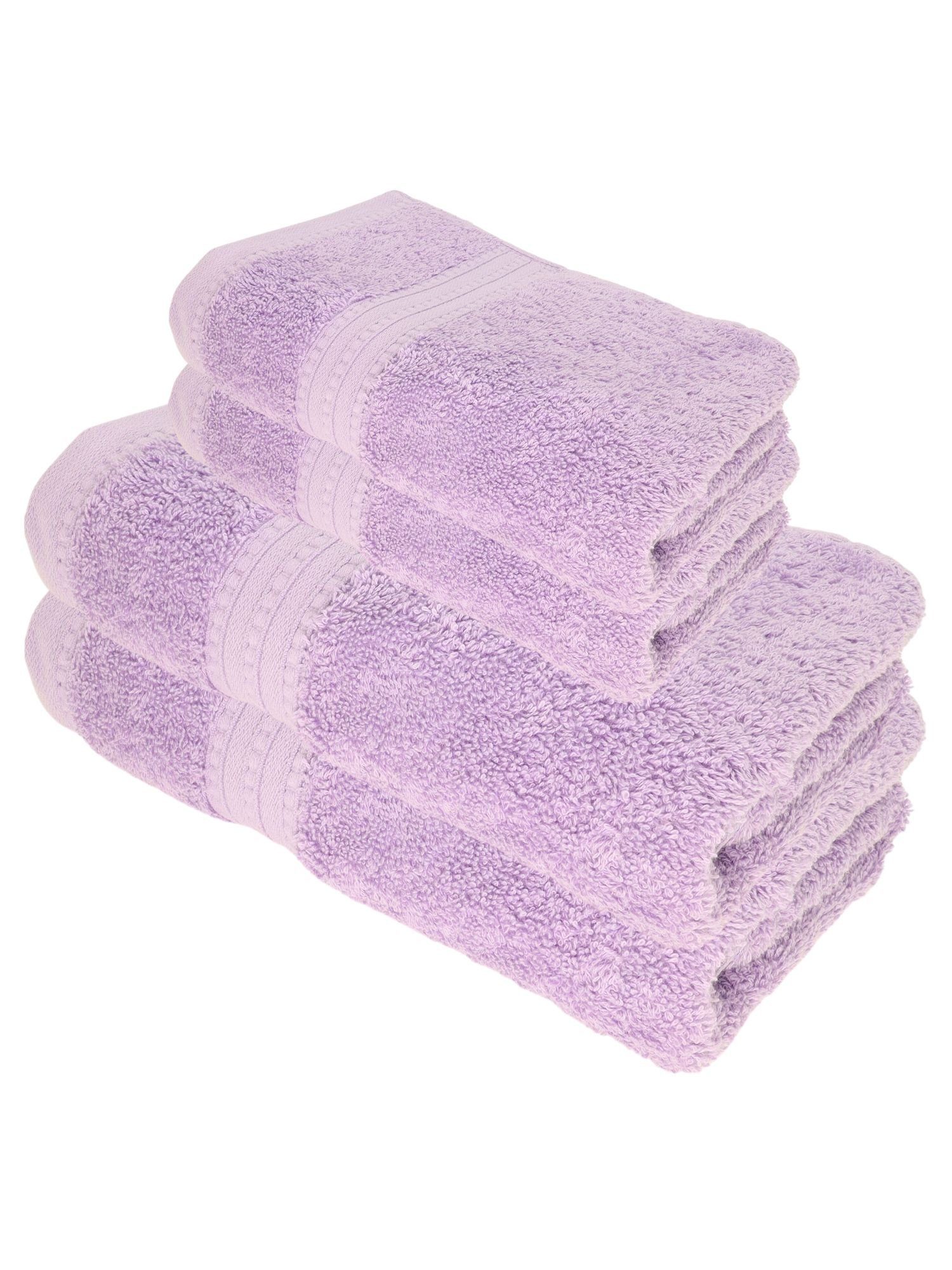 Julie Julsen Handtücher 4-Handtücher-Lavendel, Bio-Baumwolle (4-St)
