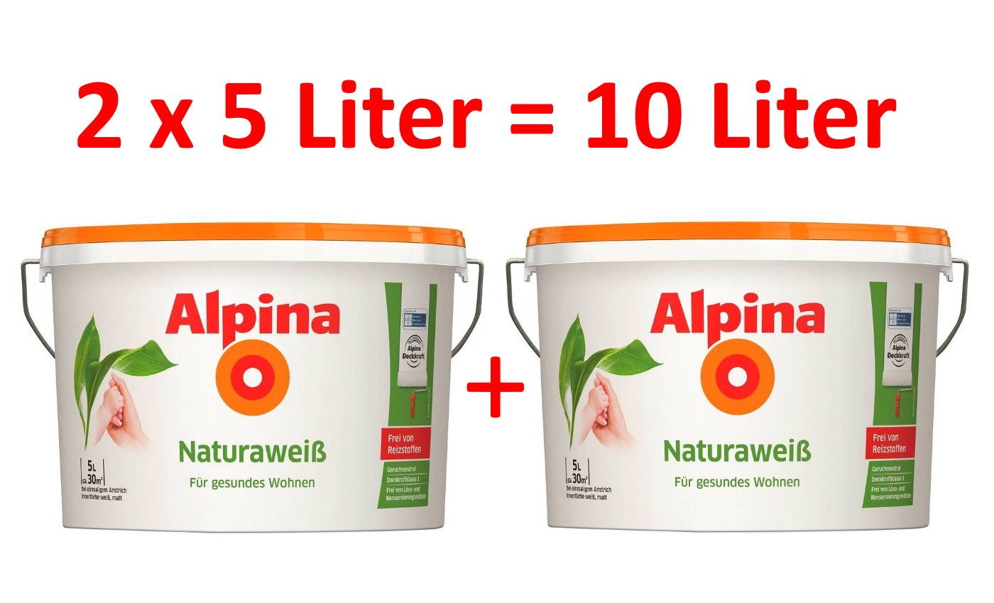 Alpina Wandfarbe 2 x 5 L.