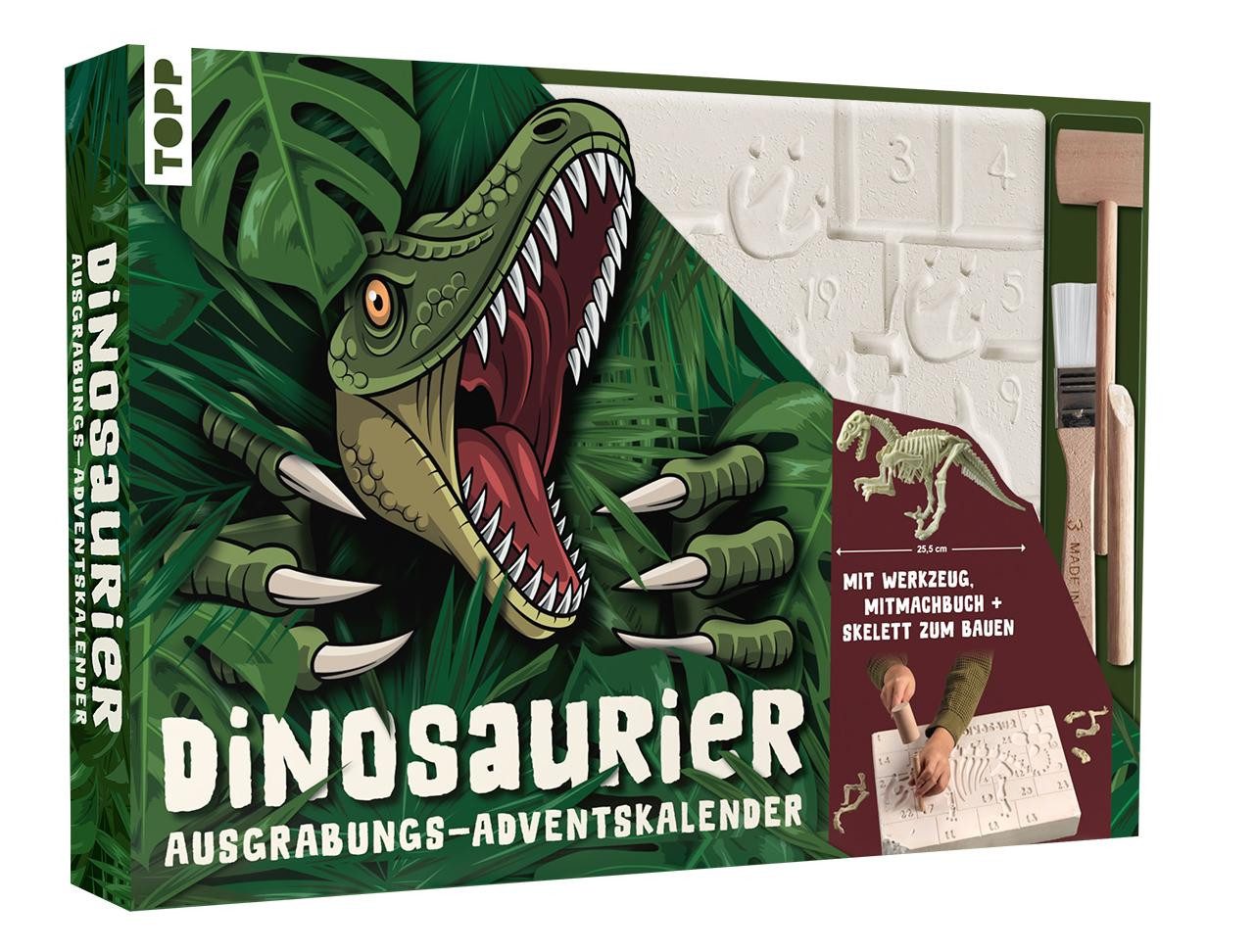 frechverlag Adventskalender Dinosaurier - Der Ausgrabungs-Adventskalender