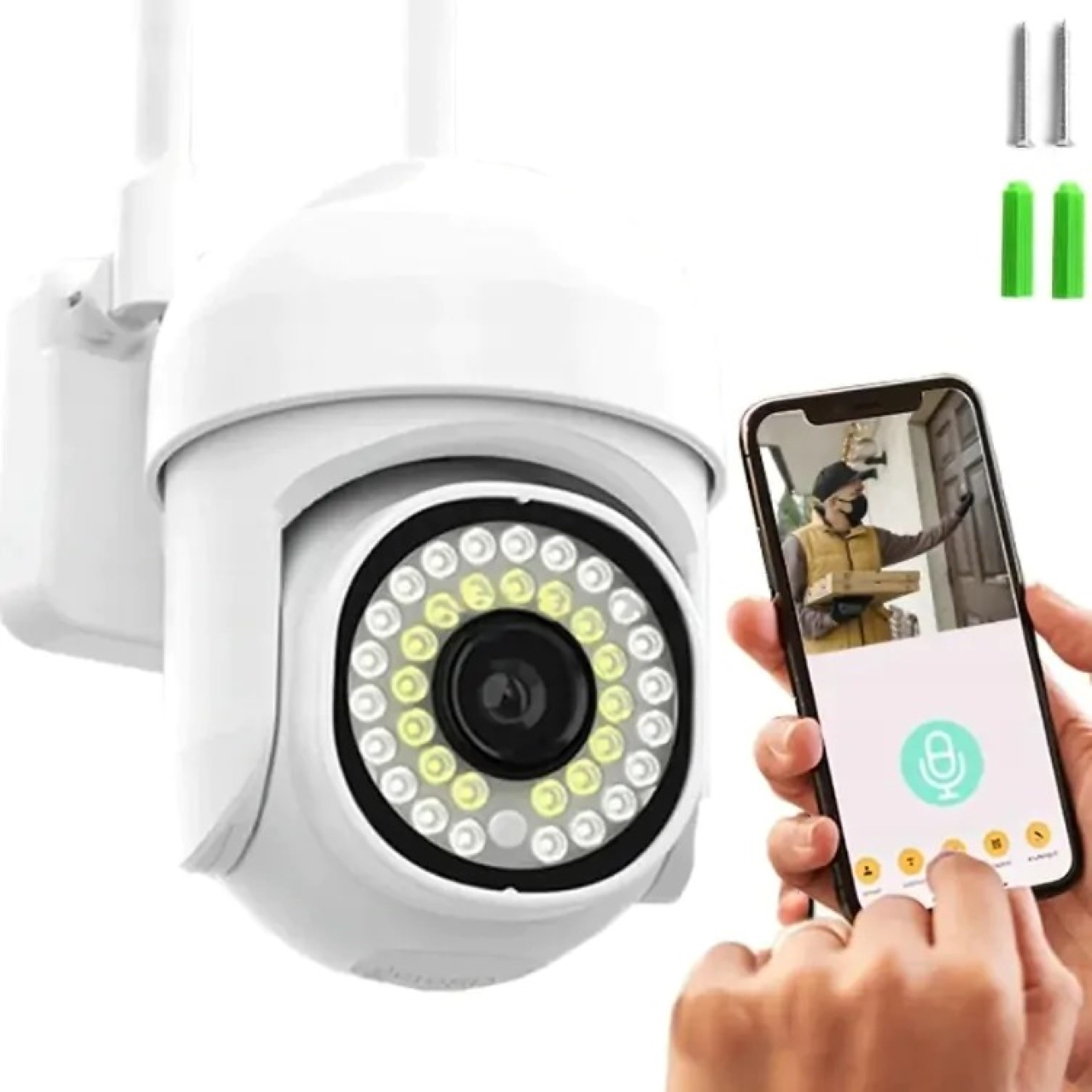 HURTNET Überwachungskamera WLAN Outdoor Überwachungskamera Full