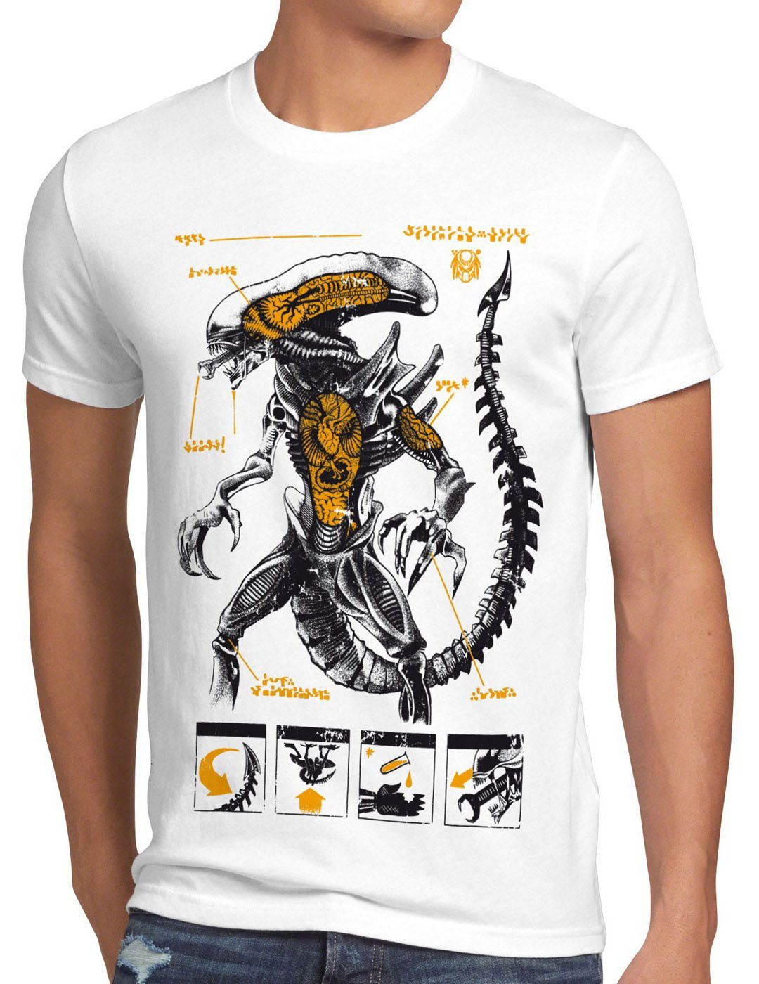 style3 T-Shirt Alien Xenomorph ripley kino